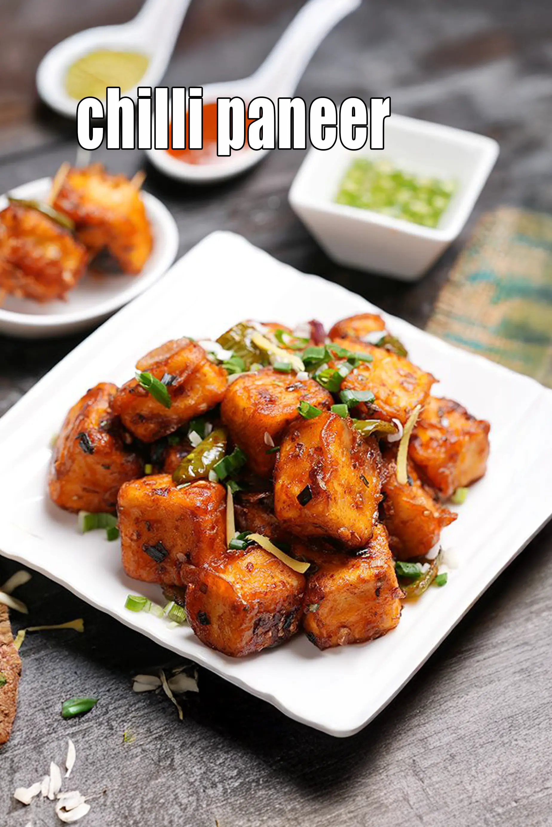 chilli paneer recipe | restaurant style chilli paneer recipe | Indo-Chinese chilli paneer recipe |