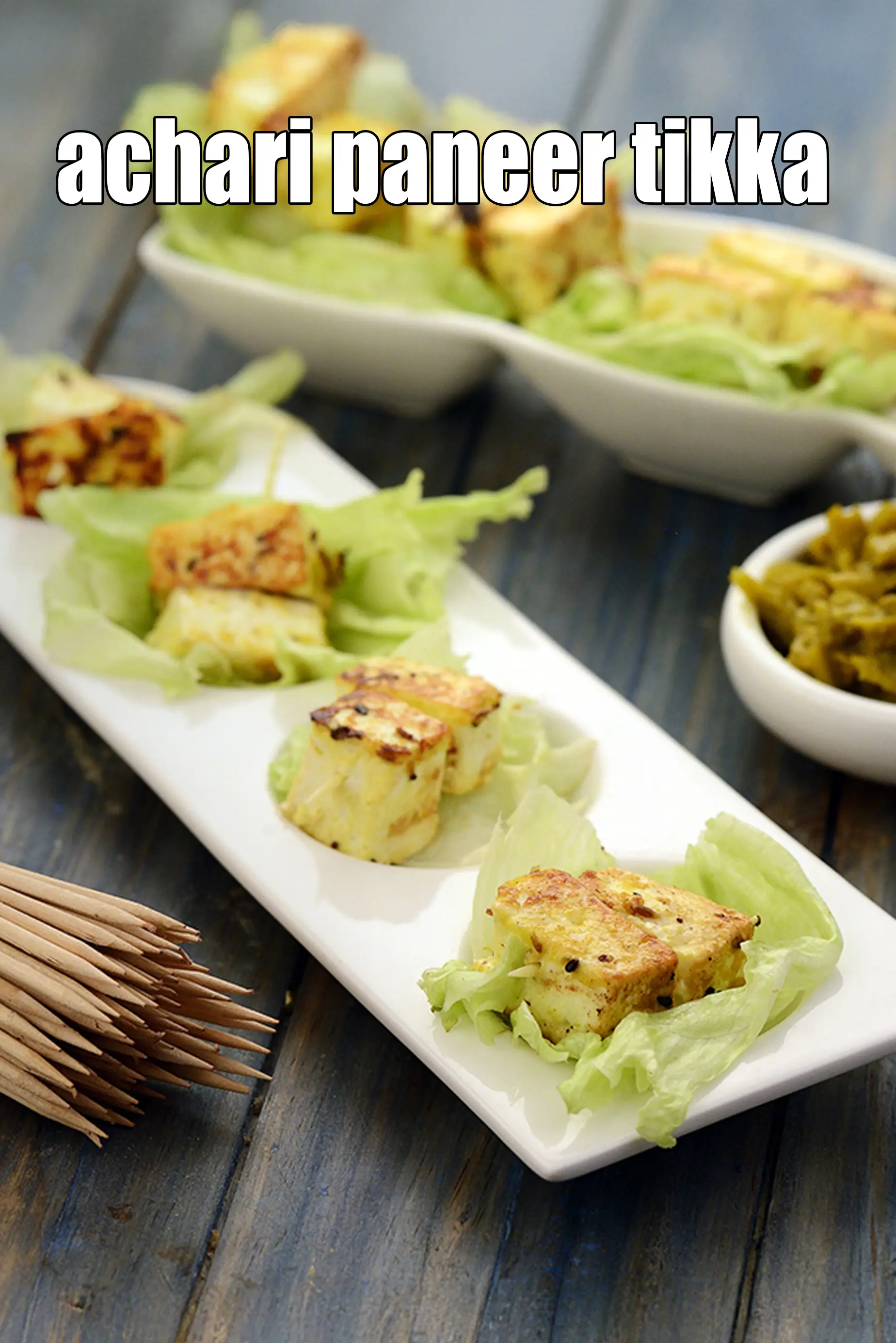 Indian achari paneer tikka recipe | Punjabi style achari paneer tikka |