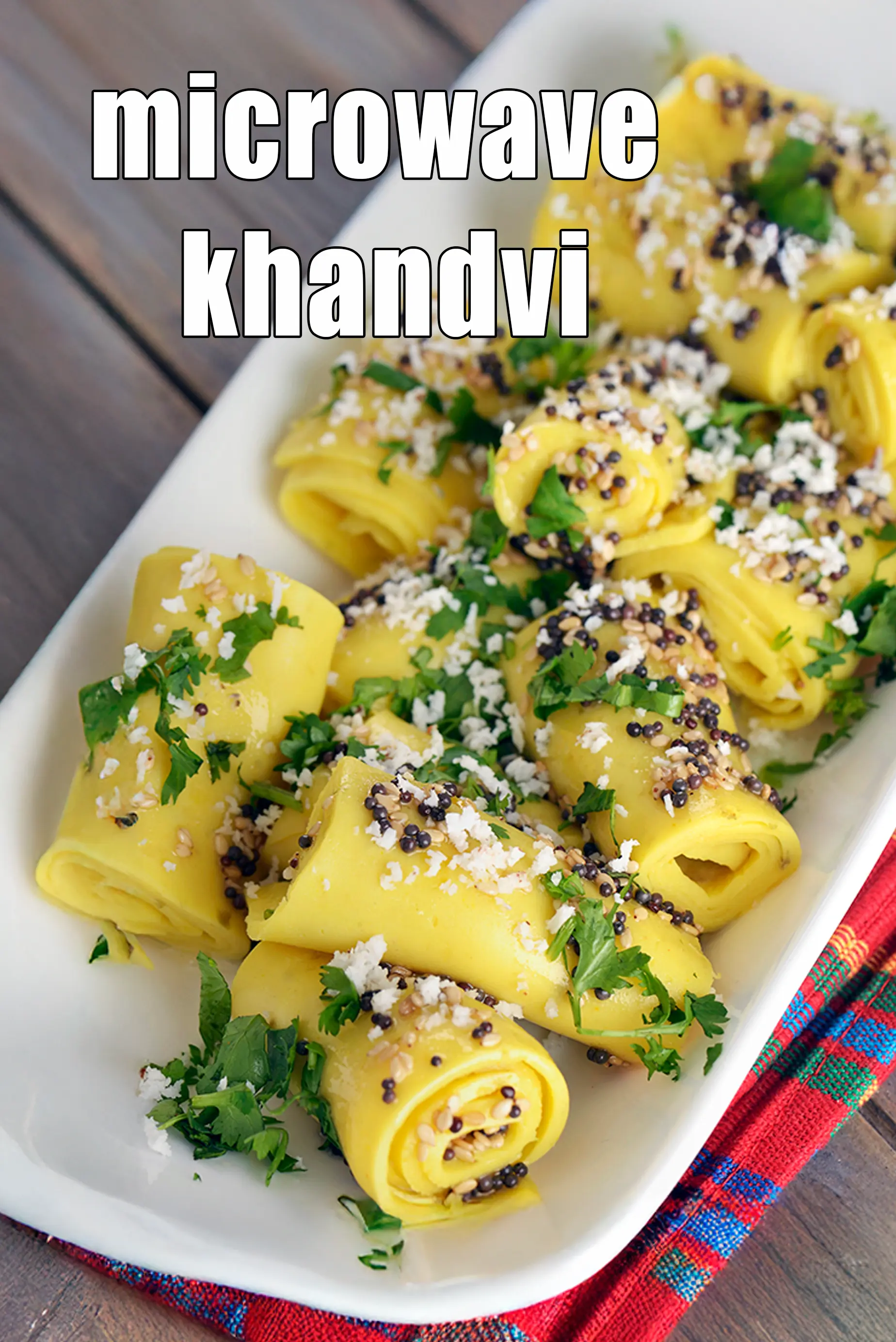 microwave khandvi recipe | Gujarati khandvi recipe in microwave |