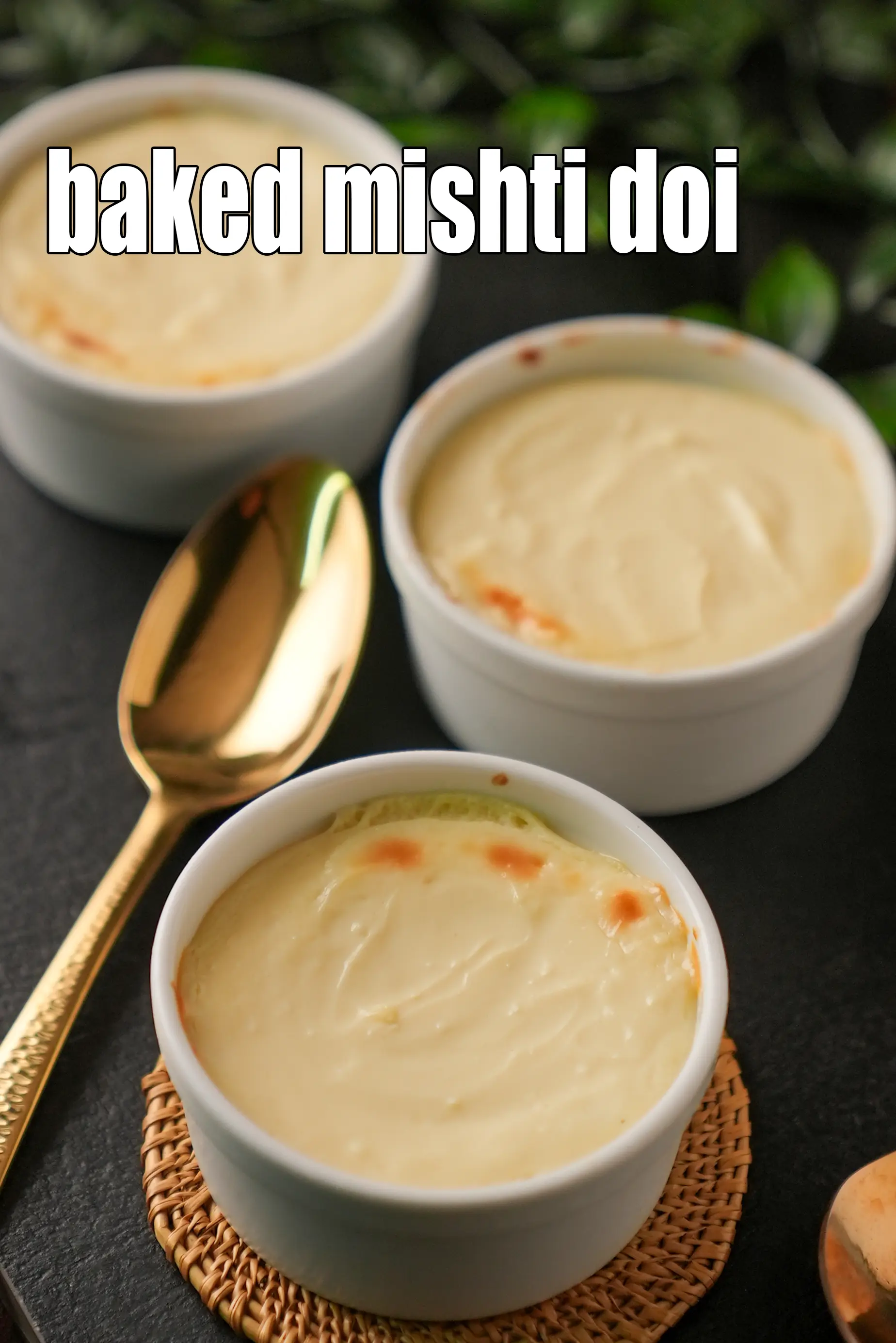 baked mishti doi recipe | Bengali sweet yoghurt | mishti doi with condensed milk | mishti doi in 2 hours