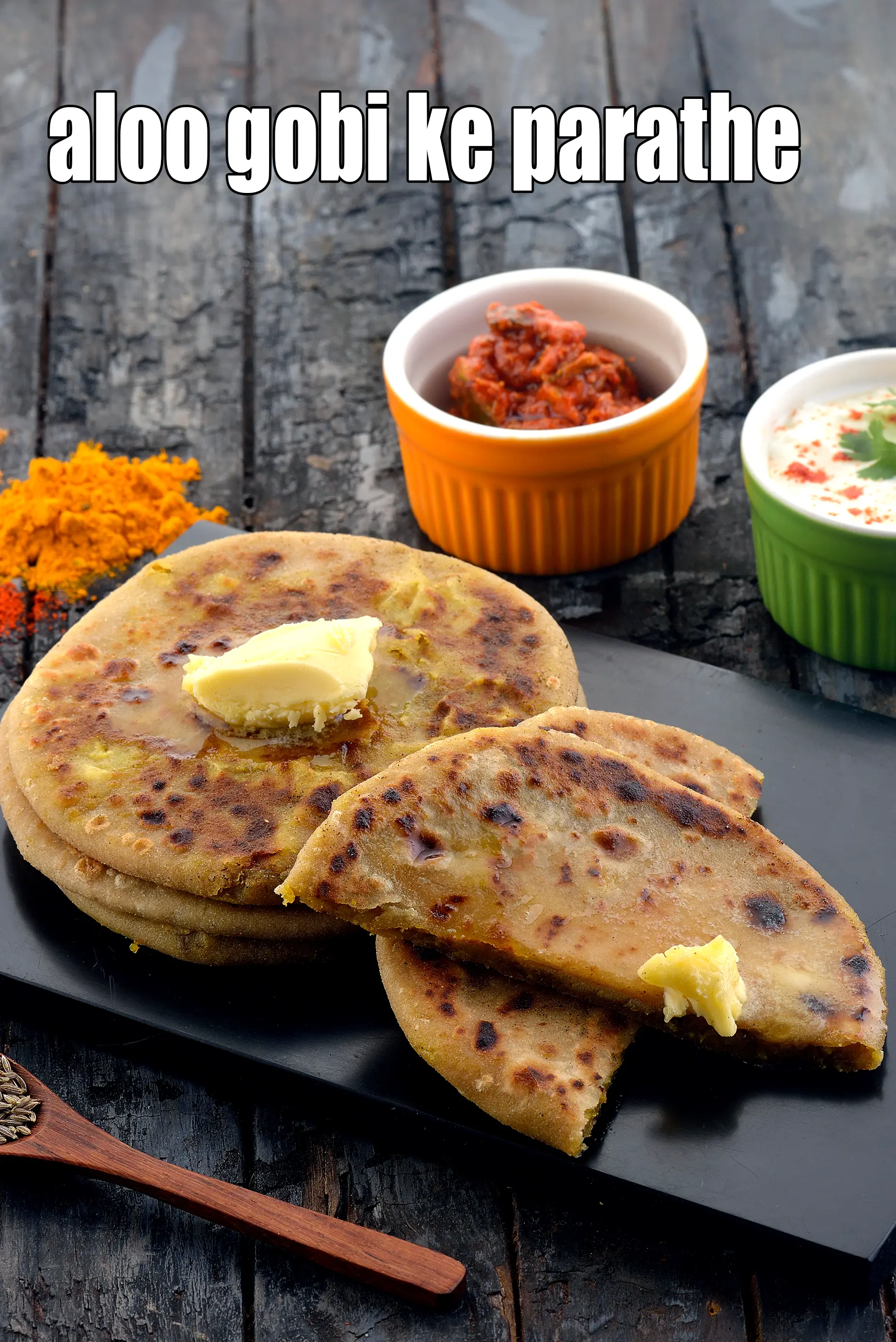 aloo gobi ke parathe recipe | aloo cauliflower paratha |  Punjabi masala gobi paratha | aloo gobi paratha dhaba style |