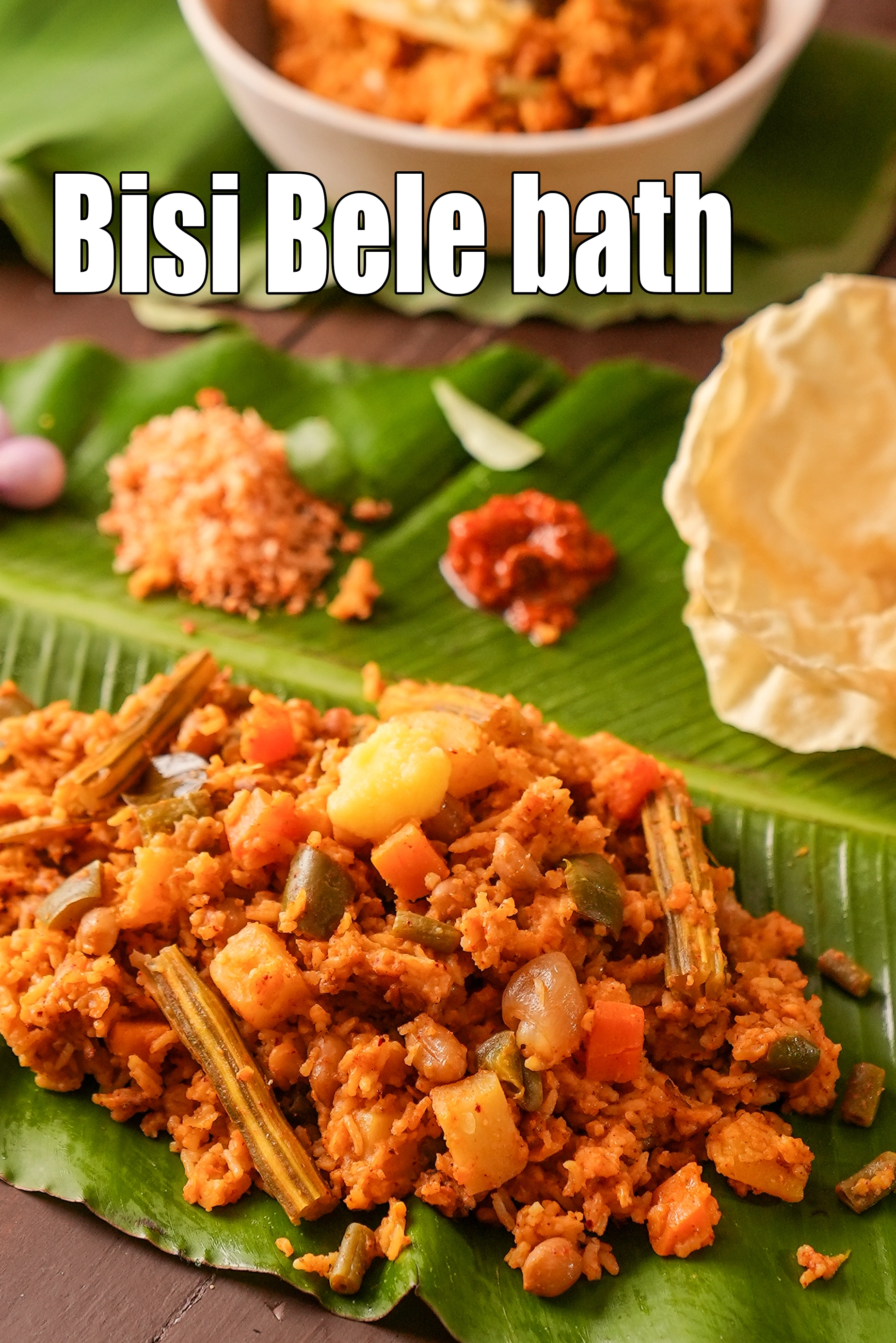 bisi bele bath recipe | Karnataka style bisibele bath |  how to make bisi bele bath at home |