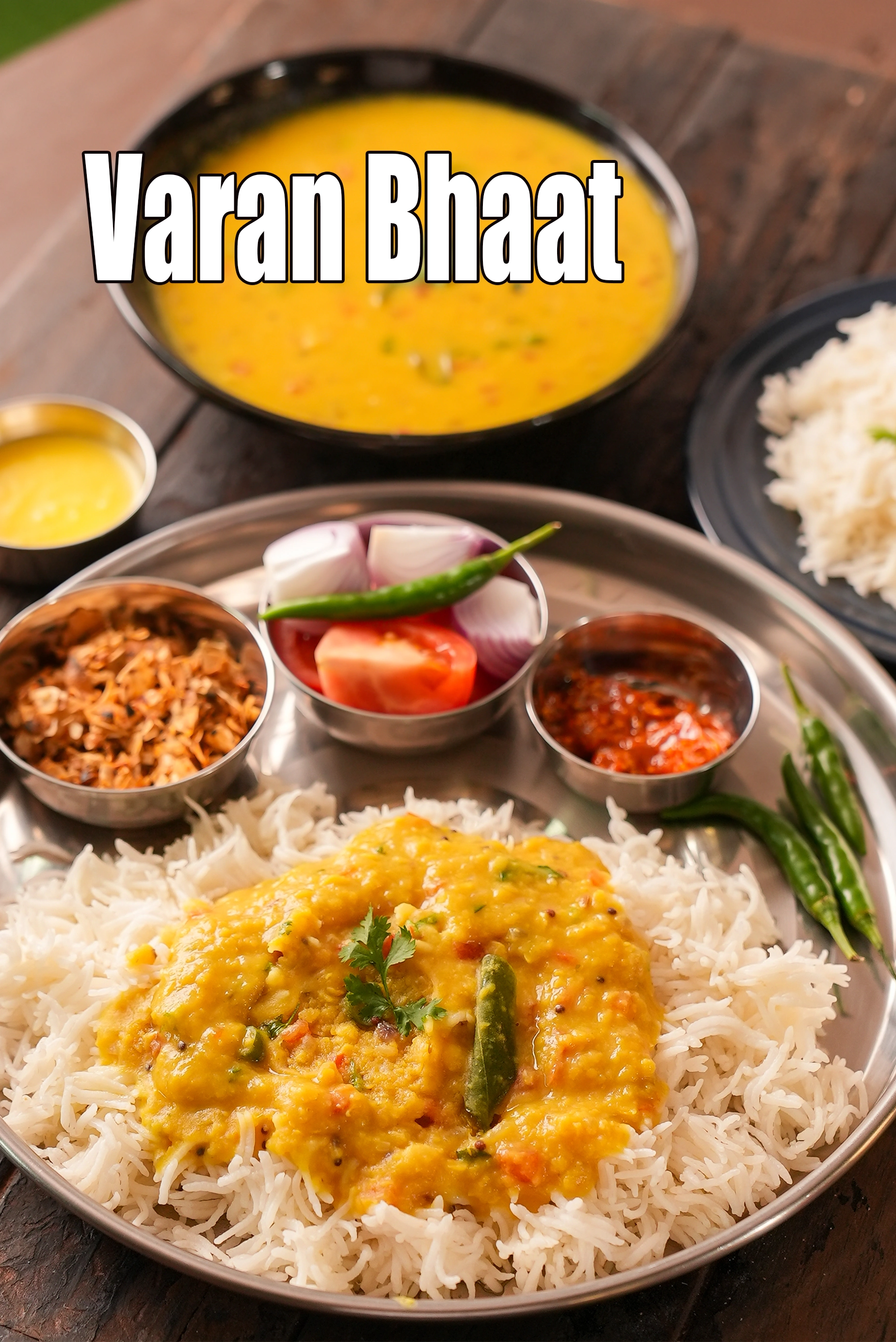 varan bhaat recipe | Maharashtrian varan bhaat | toovar dal varan |