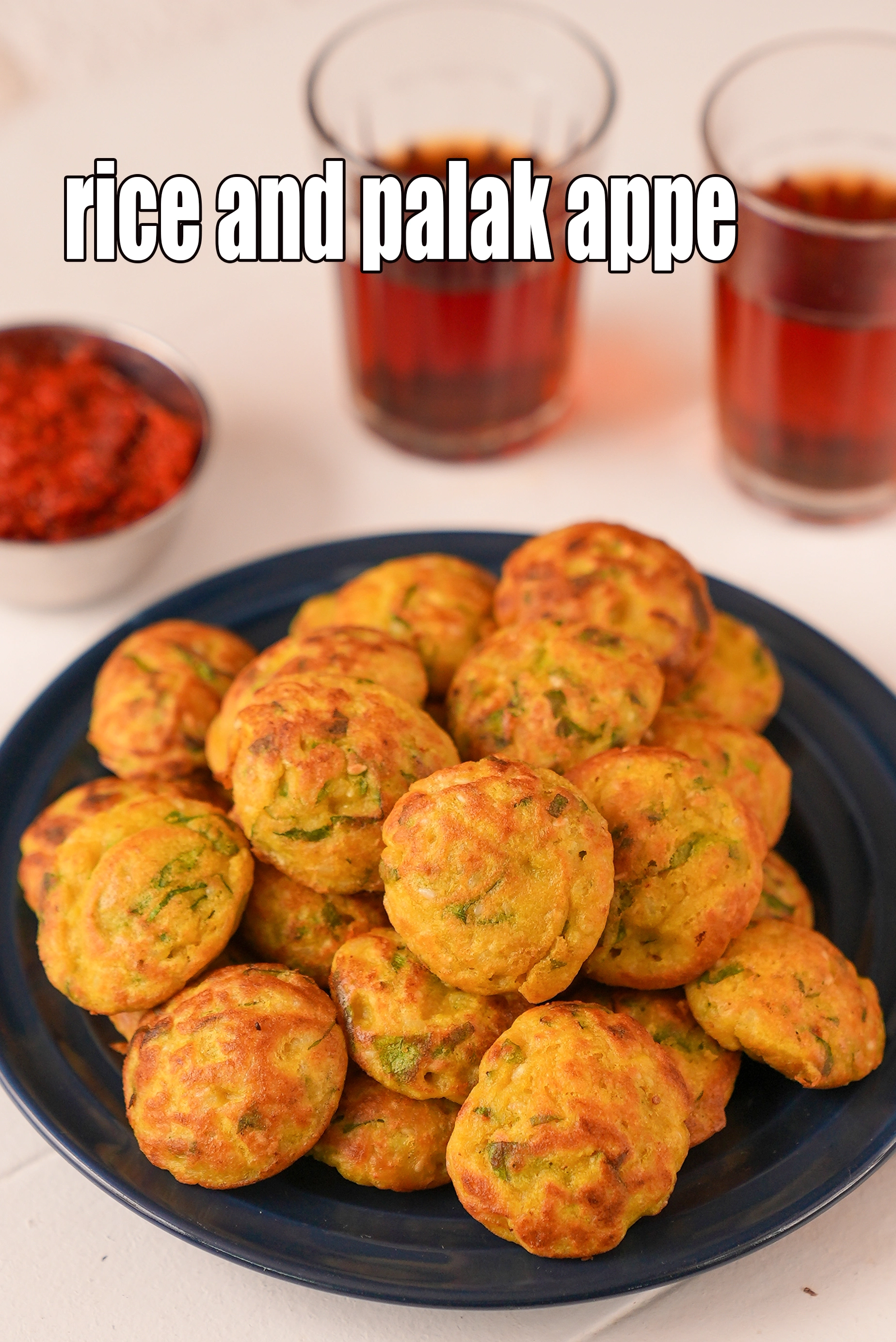 rice and palak appe recipe | rice and palak appe for chronic kidney disease | healthy rajgira palak appe |