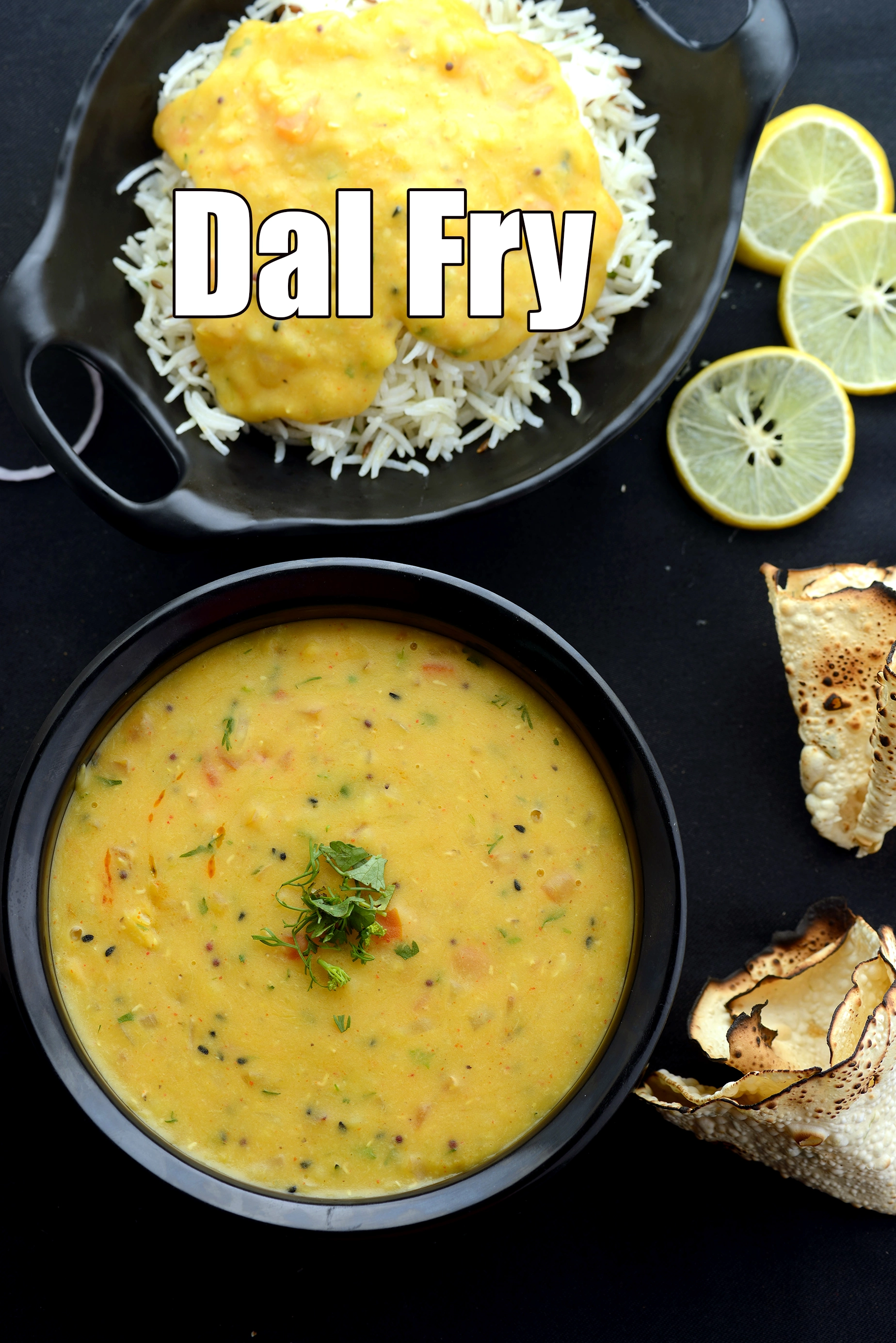 dal fry | Punjabi dal fry | dhaba style dal fry |