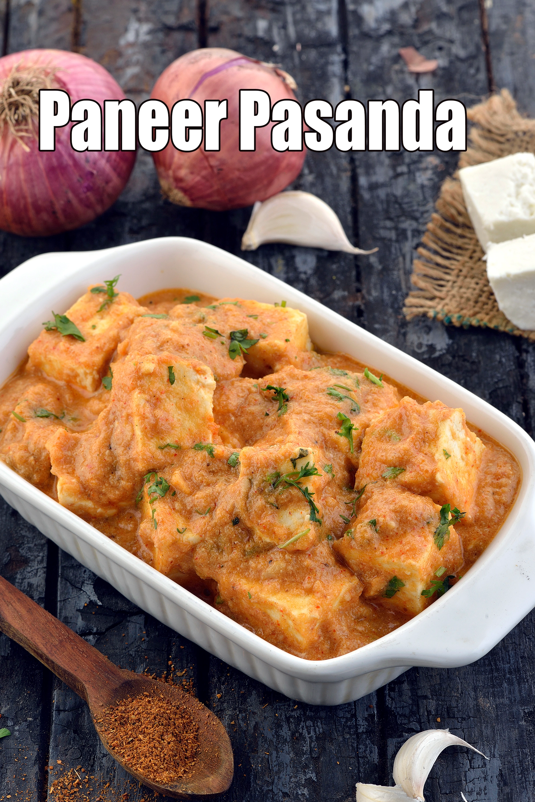 Paneer Pasanda recipe, How to make Paneer Pasanda, Punjabi paneer pasanda
