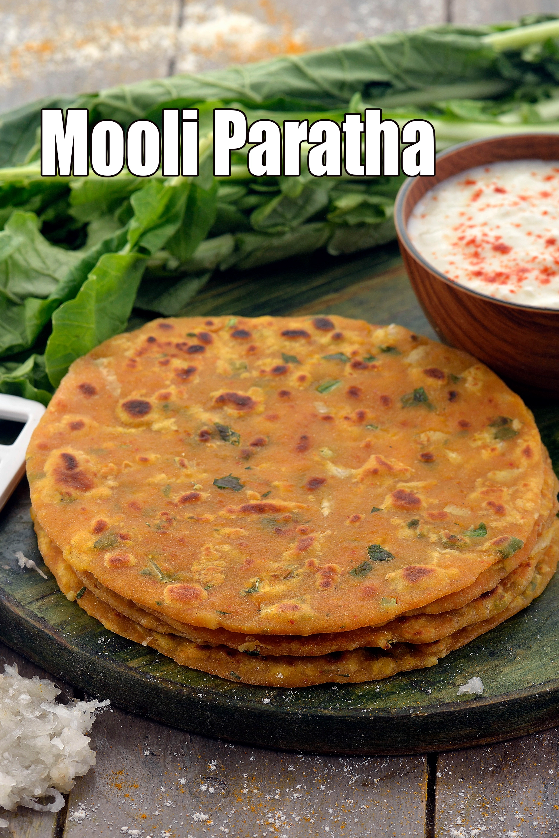 mooli paratha recipe | Punjabi mooli paratha | traditional mooli ka paratha |