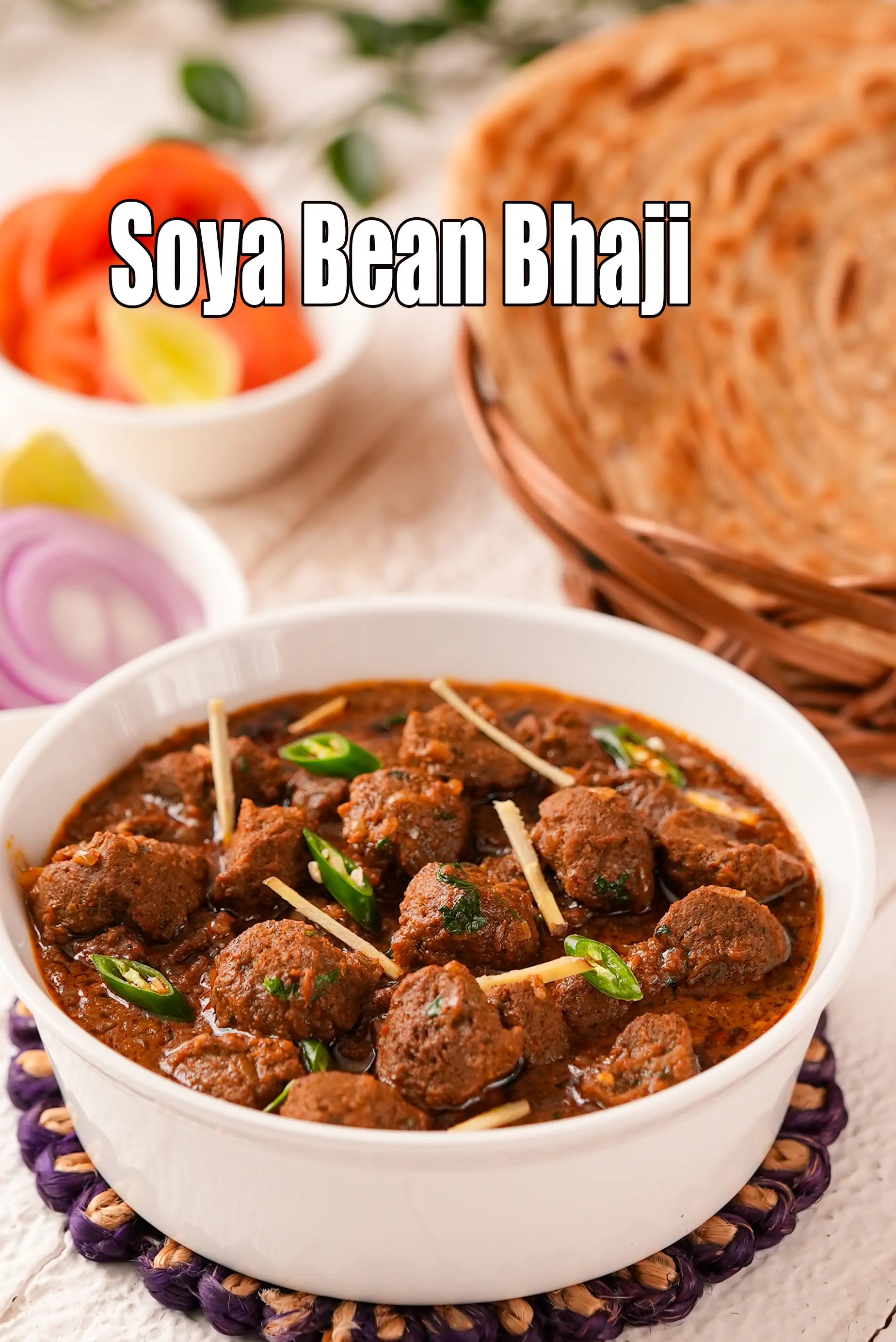 Soya Bean Bhaji Or Nutrela recipe