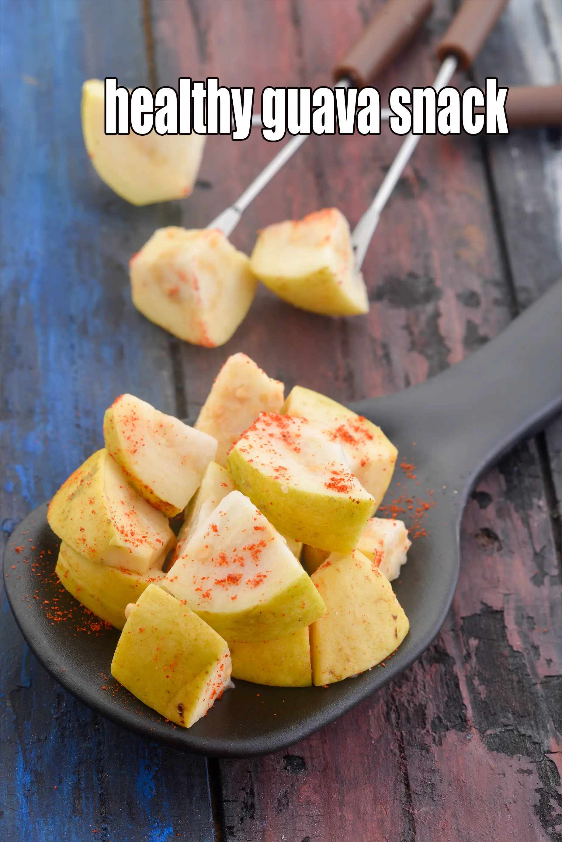 healthy guava snack recipe | guava with salt and chilli powder |