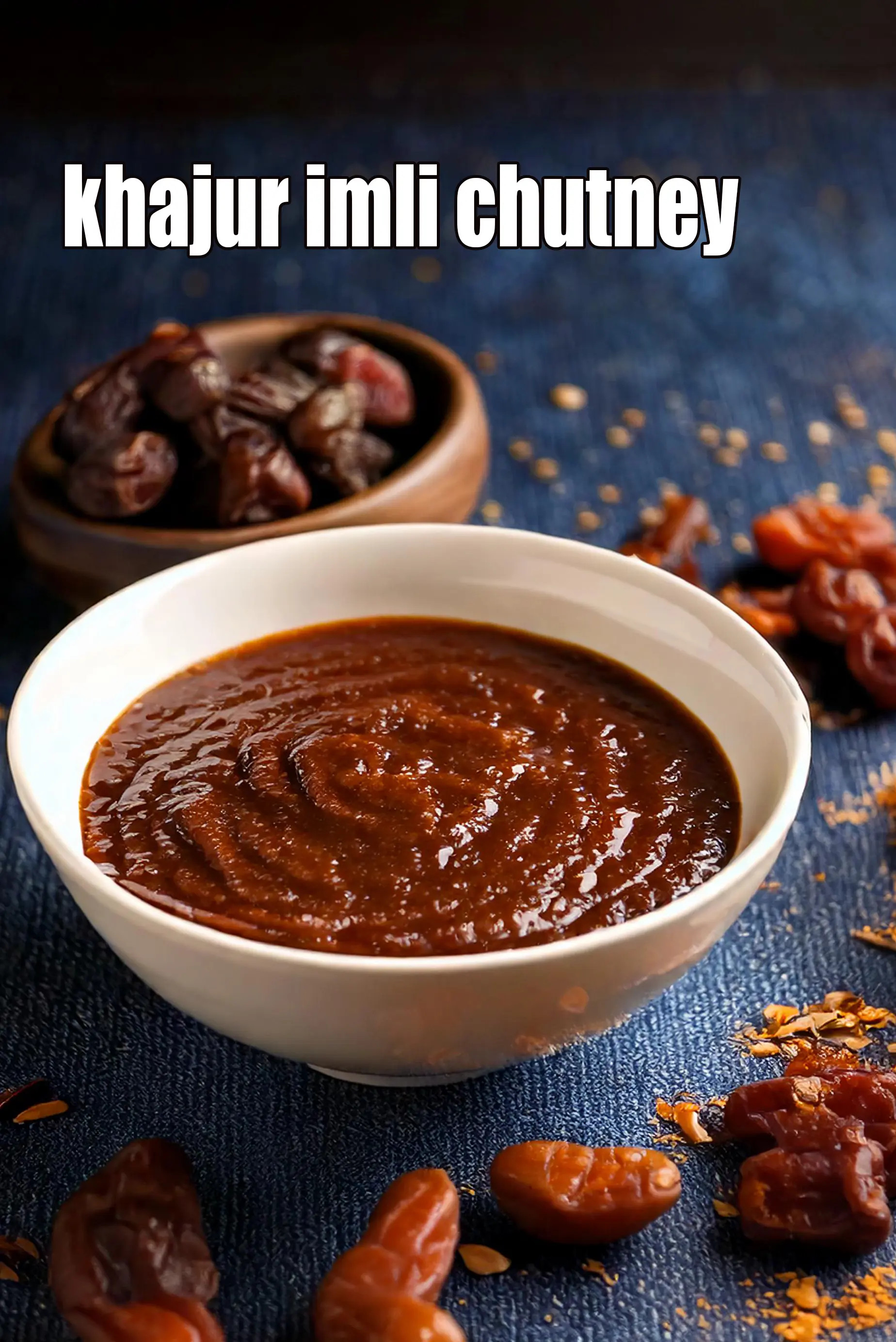 khajur imli chutney recipe | date  tamarind chutney | meetha chutney for chaats | sweet tamarind chutney |