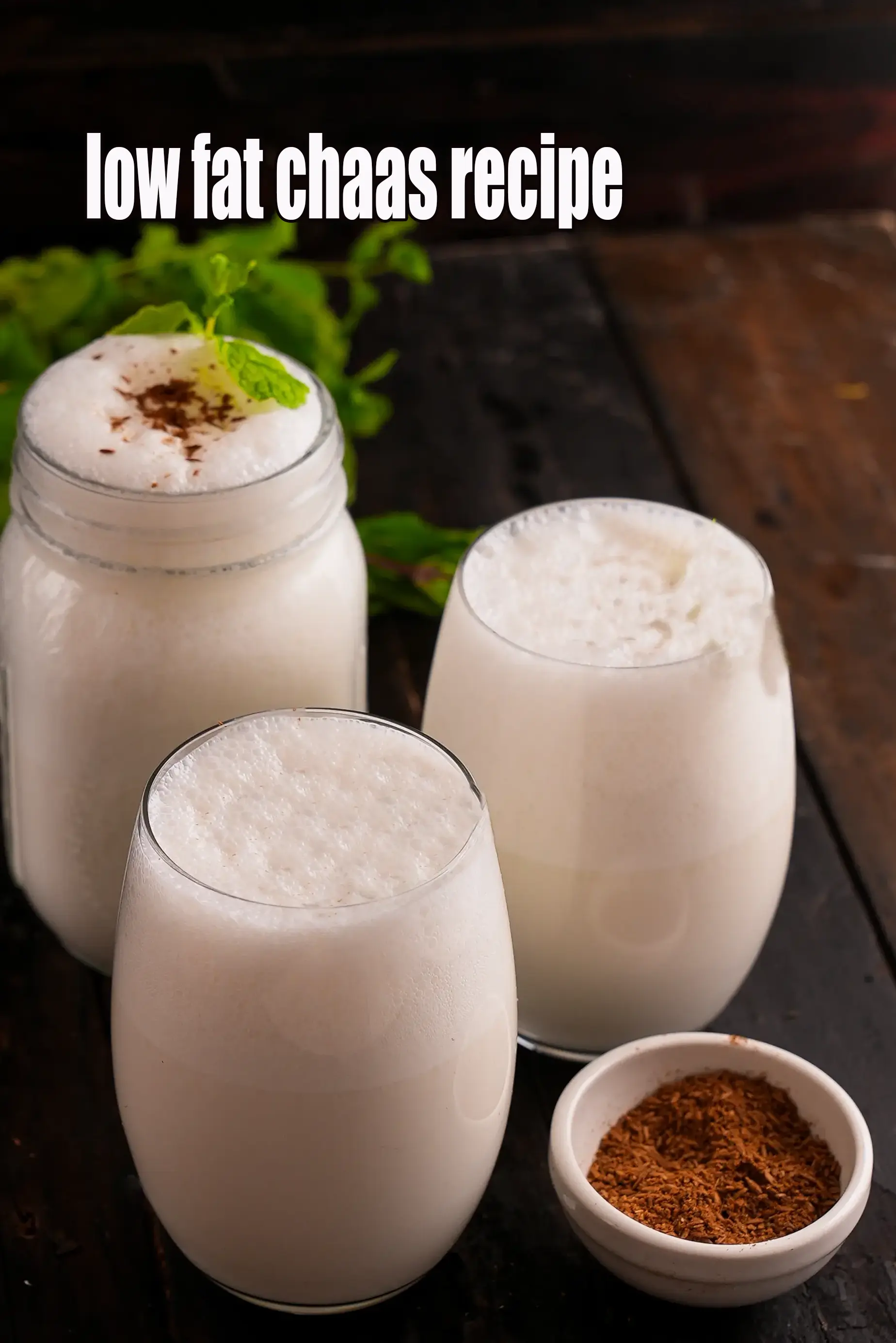 low fat chaas recipe | Indian low fat buttermilk | healthy Indian low fat curd drink |