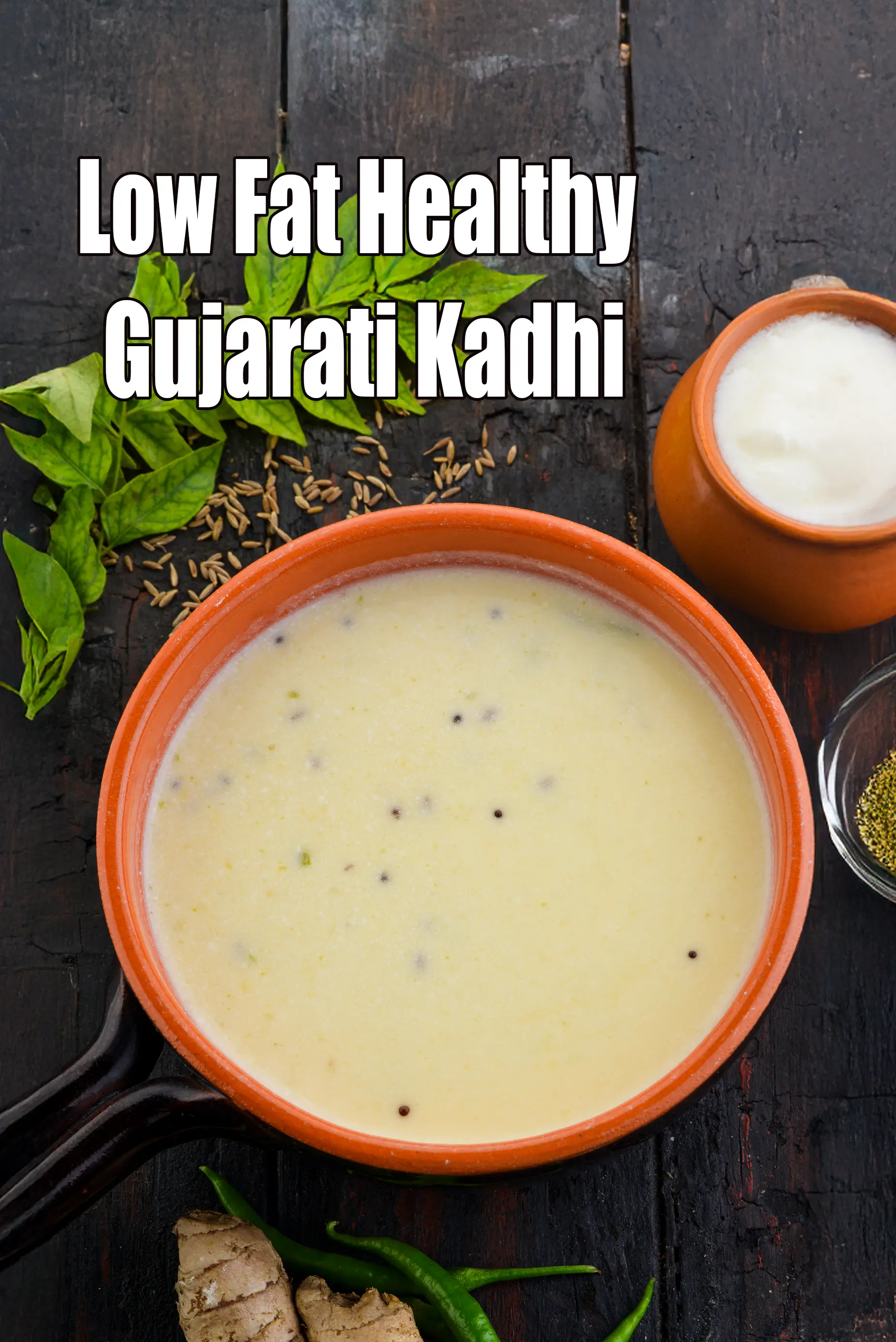 healthy kadhi recipe | low fat Gujarati kadhi |  kadhi for heart, diabetes, blood pressure, low cholesterol |