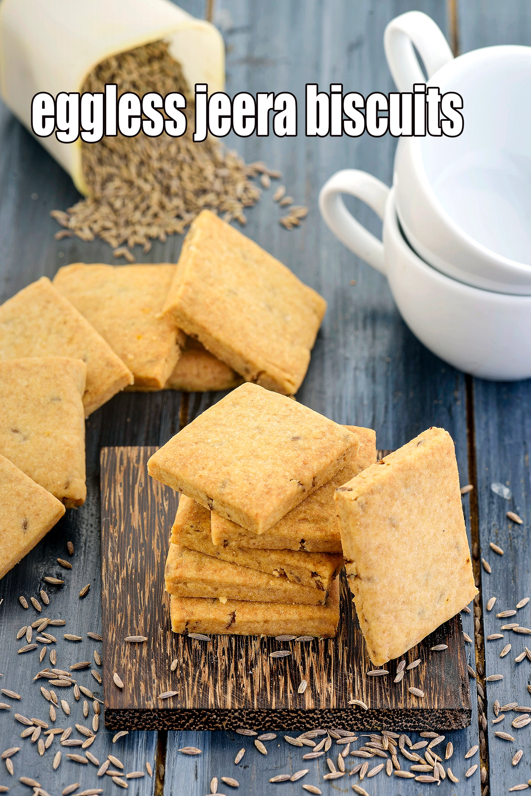 eggless jeera biscuits recipe | whole wheat jeera biscuits | zeera biscuits |