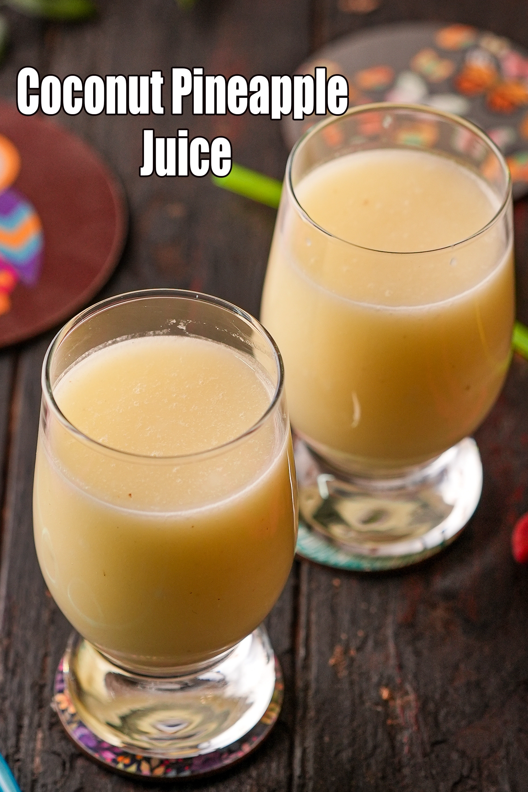 Coco Pineapple Delight recipe, Healthy Juices Recipes