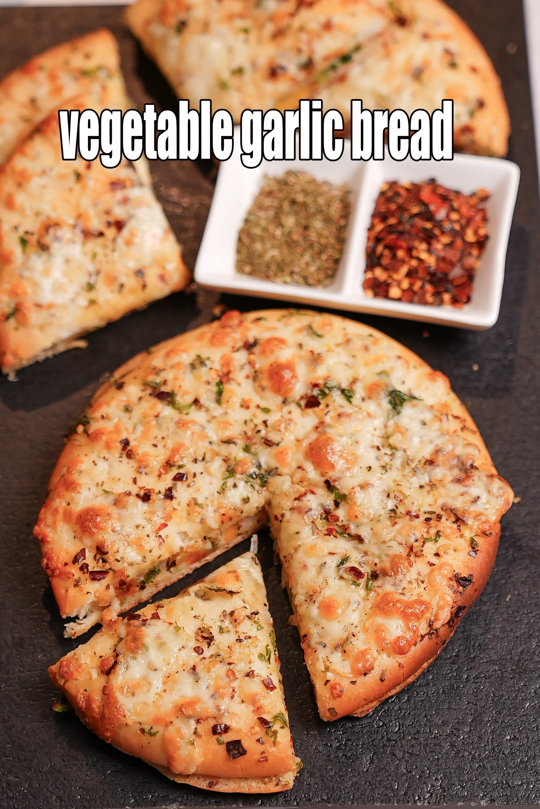 vegetable garlic bread recipe | garlic bread pizza | instant garlic bread |