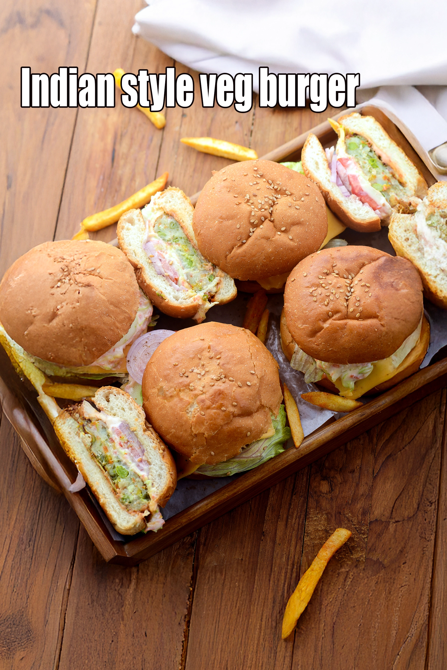 Indian style veg burger | vegetable burger recipe | veg burger | vegetarian burger |