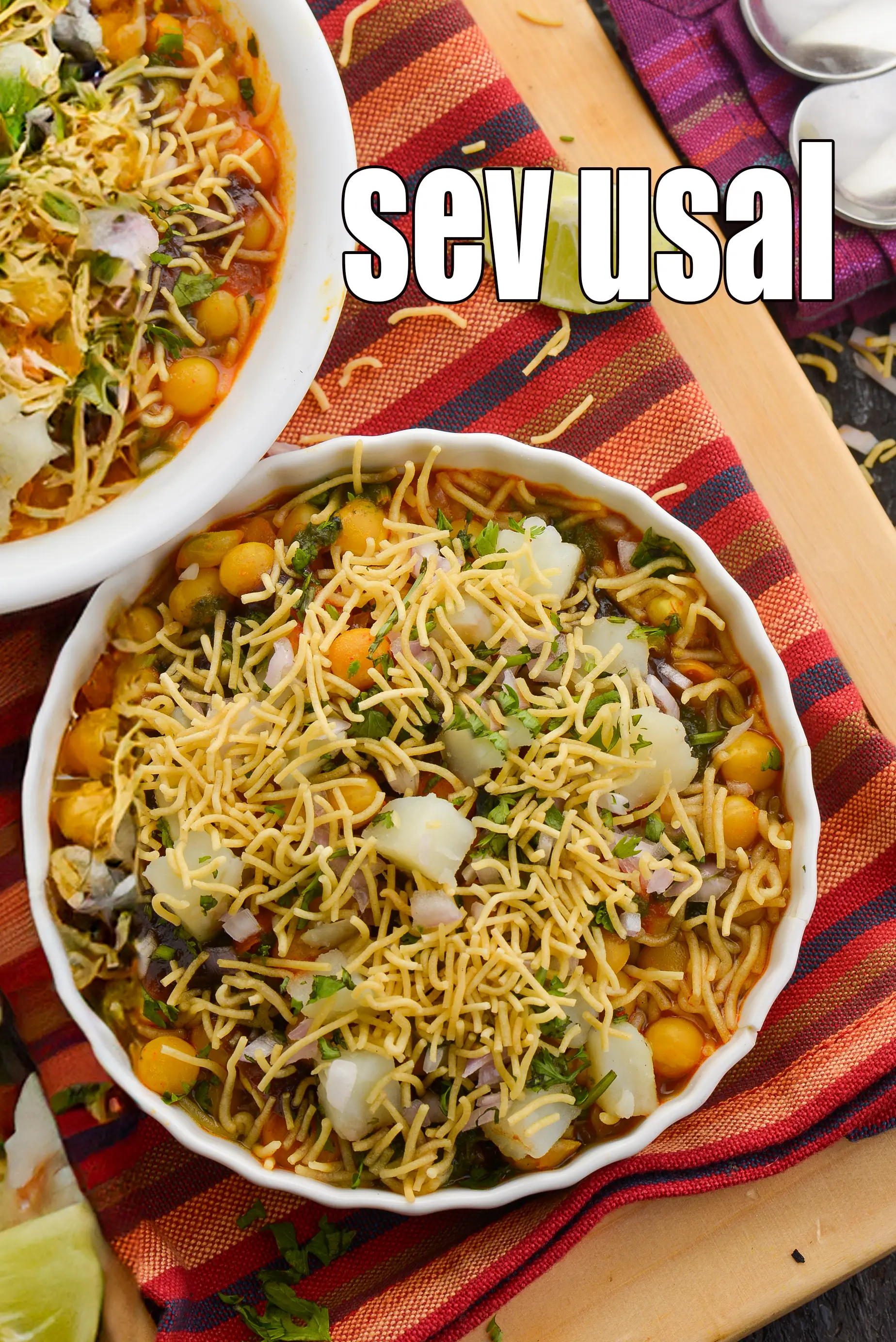 sev usal recipe | Gujarat street food sev usal | sev usal chaat |