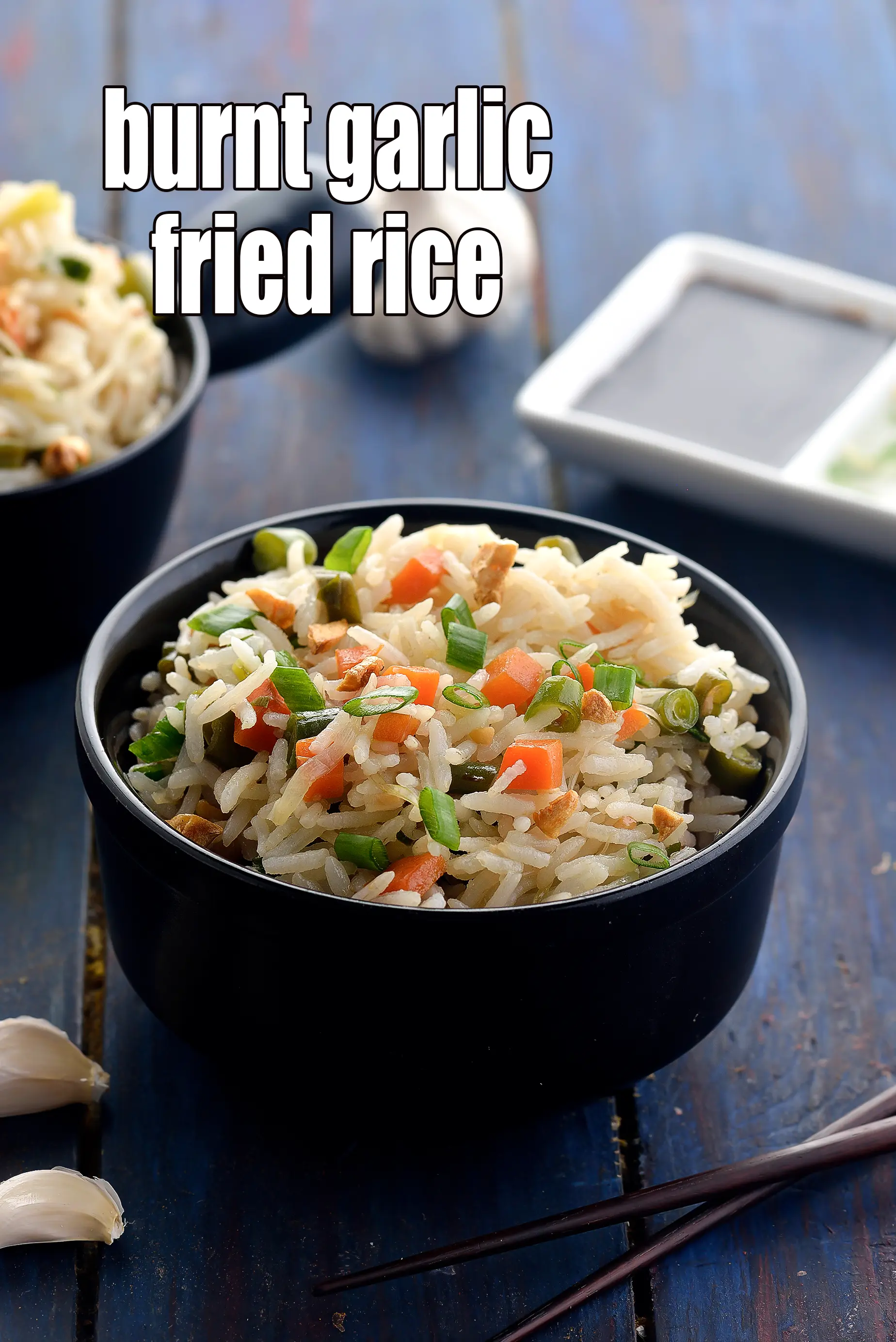 burnt garlic fried rice recipe | burnt garlic rice | Chinese burnt garlic fried rice |