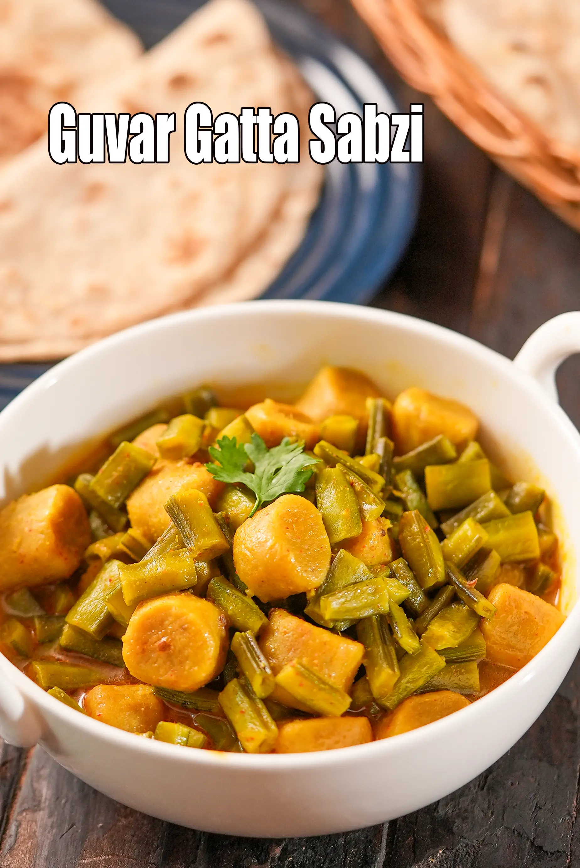 guvar gatta sabzi recipe | gavar gatta sazbi for chronic kidney disease | healthy gatta and gavarfhali ki sabzi |