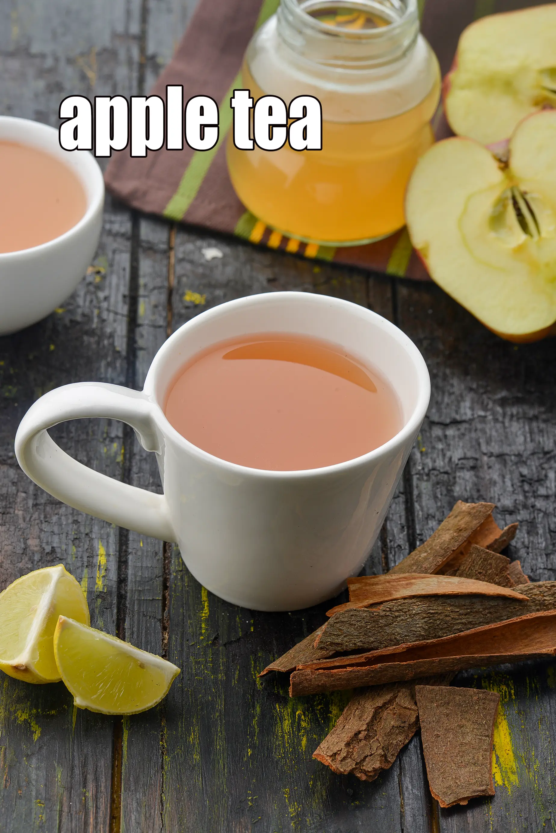 apple tea recipe | Lebanese apple tea | apple cinnamon tea | hot apple tea |