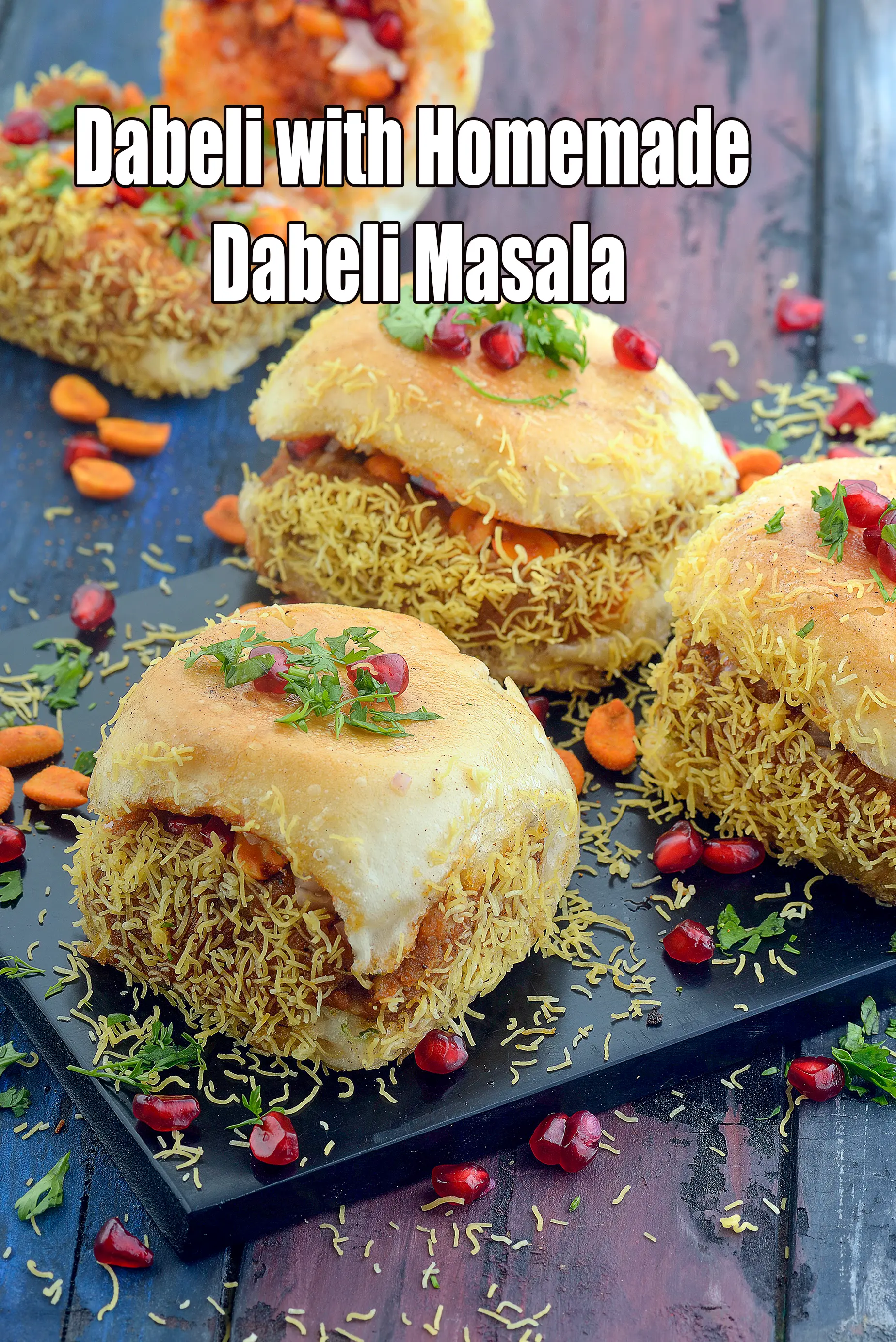 Dabeli with Homemade Dabeli Masala recipe | Kutchi Dabeli |  Kutchi Burger |