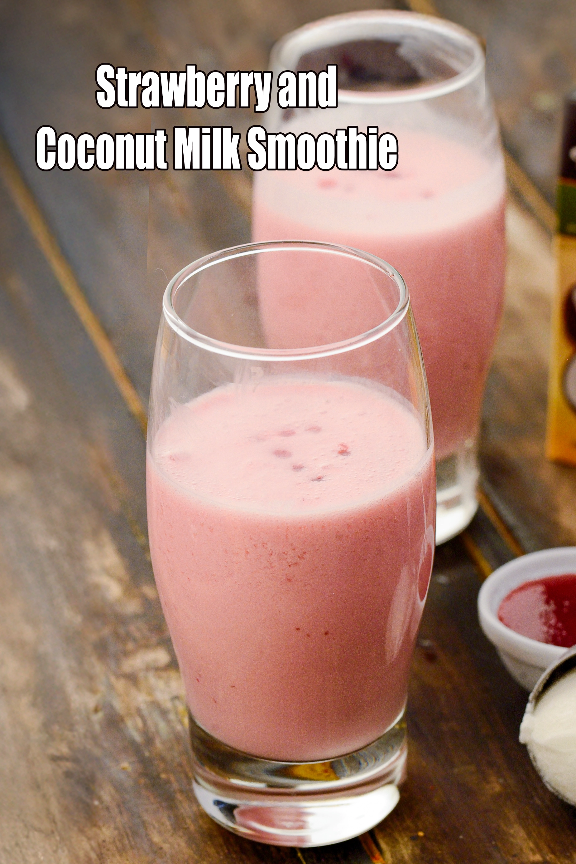 Strawberry and Coconut Milk Smoothie recipe, Party Recipes, Entertaining Recipes