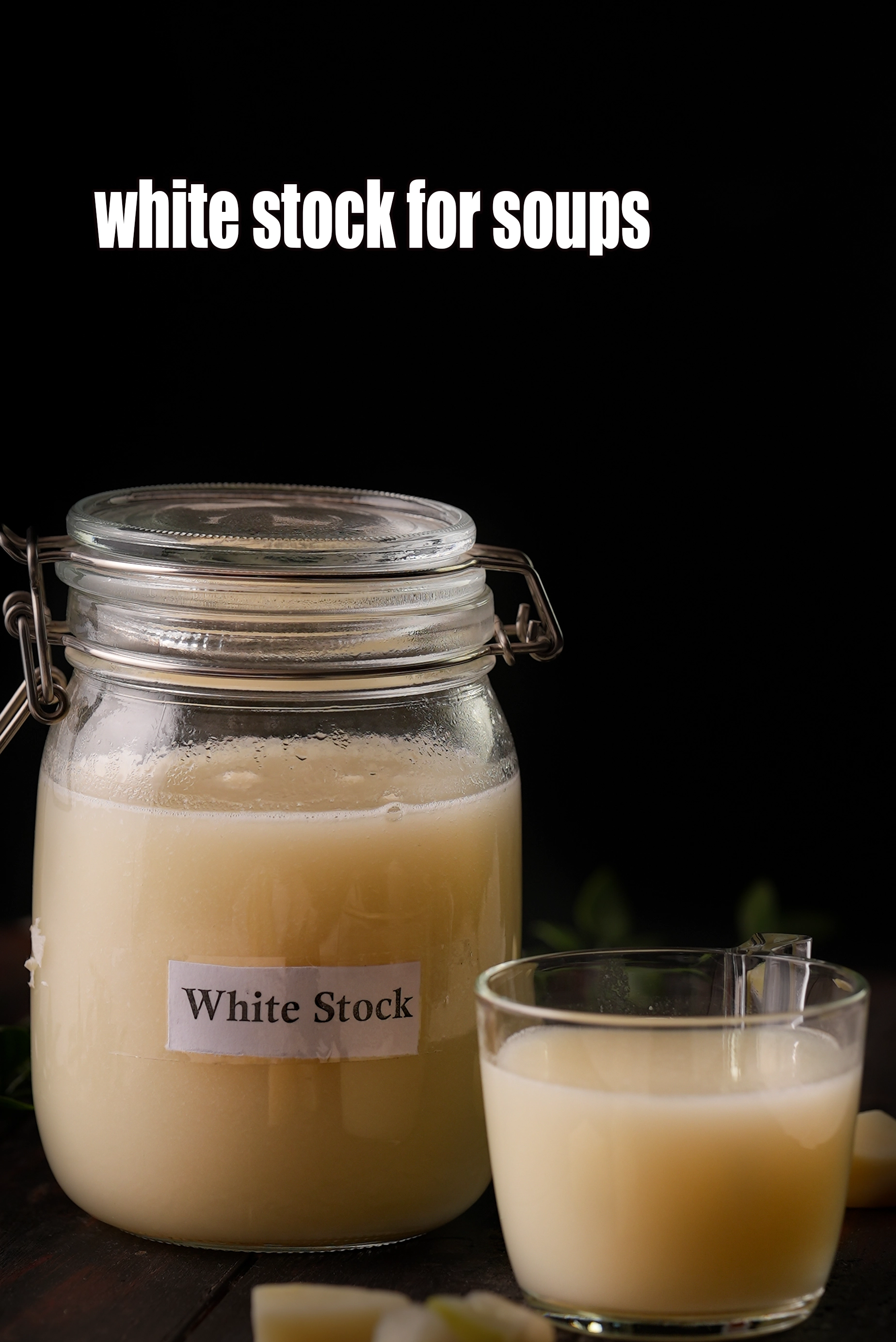 white stock for soups recipe | how to make white stock Indian style |