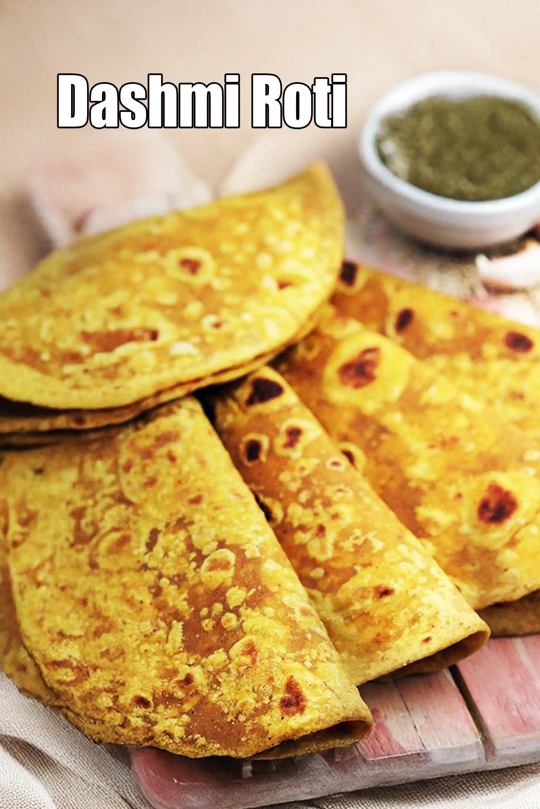 dashmi roti recipe | Maharashtrian savoury dashmi roti | healthy Maharashtrain dashmi roti |