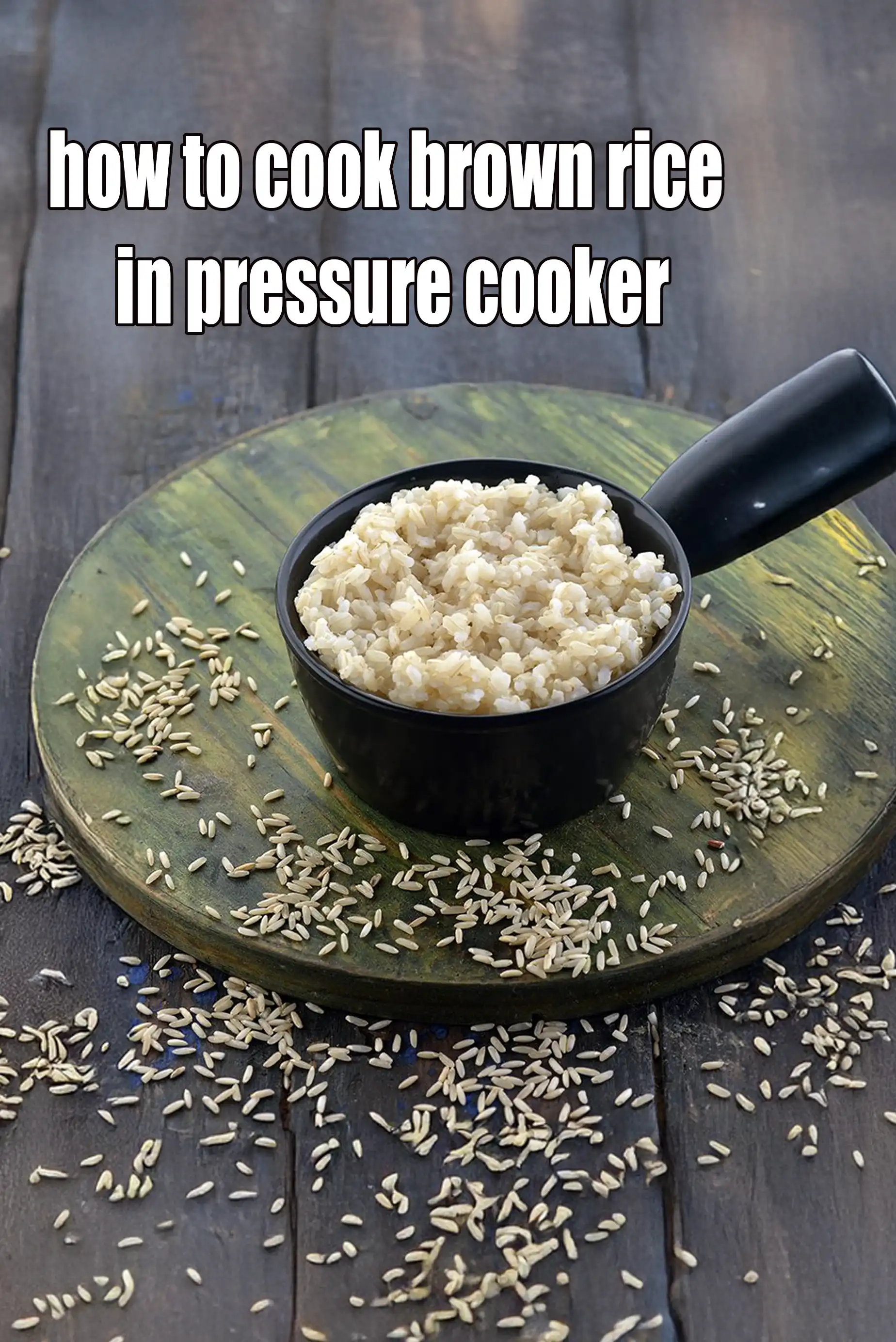 how to cook brown rice in pressure cooker | how to cook brown rice Indian style |