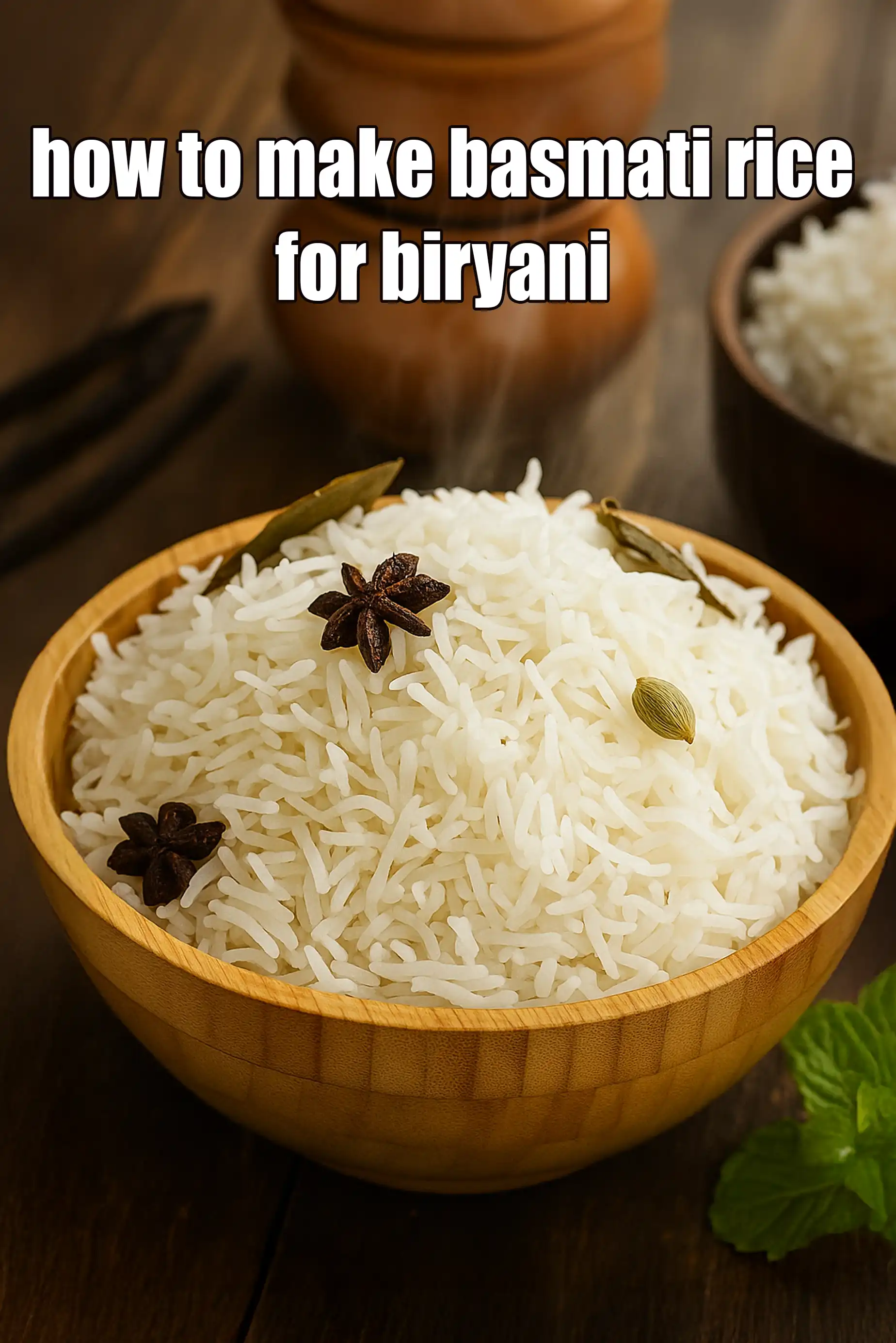 how to make basmati rice for biryani recipe | simple Indian basmati rice for biryani |