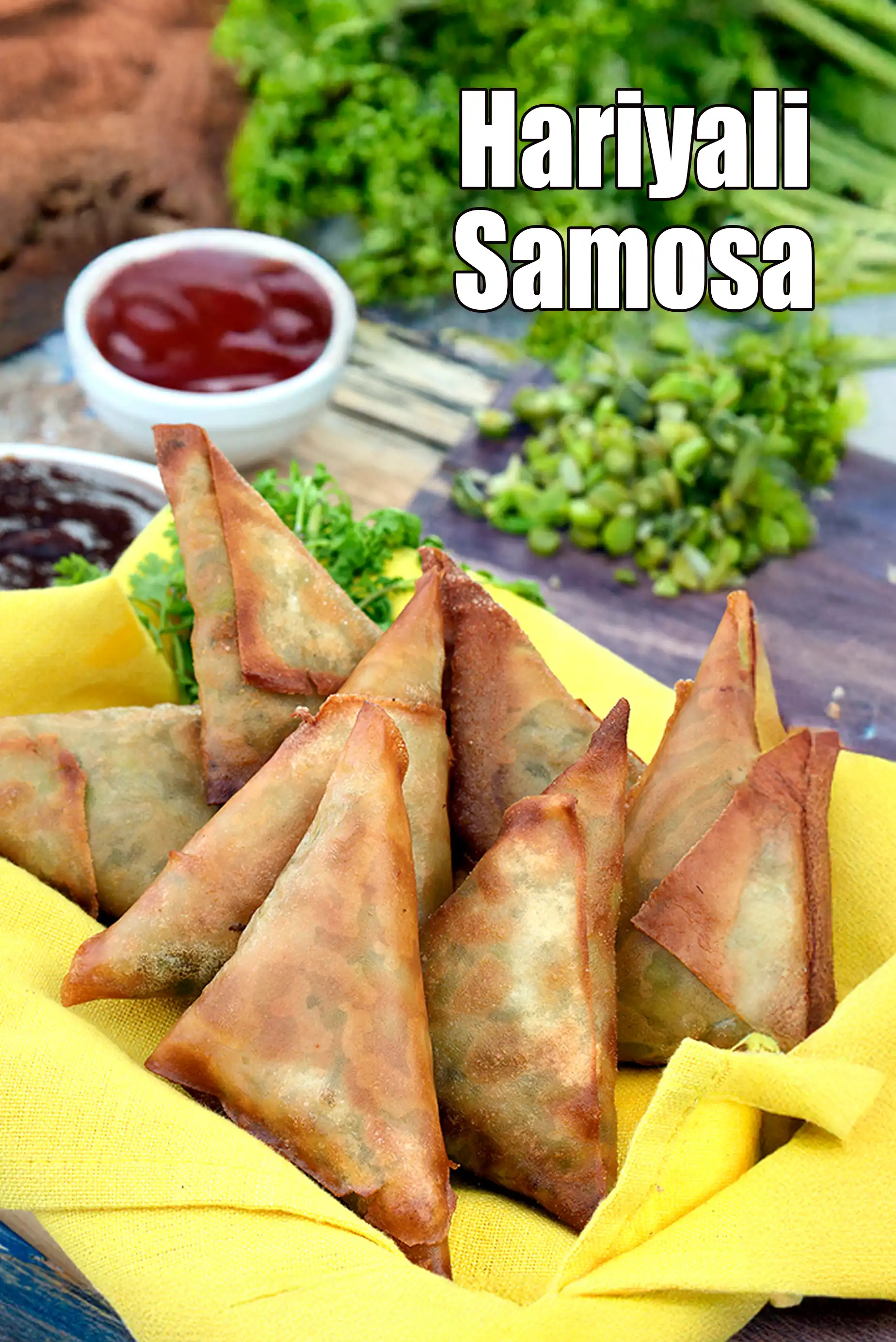 Hariyali Samosa | Vatana Samosa | Green Peas Samosa |