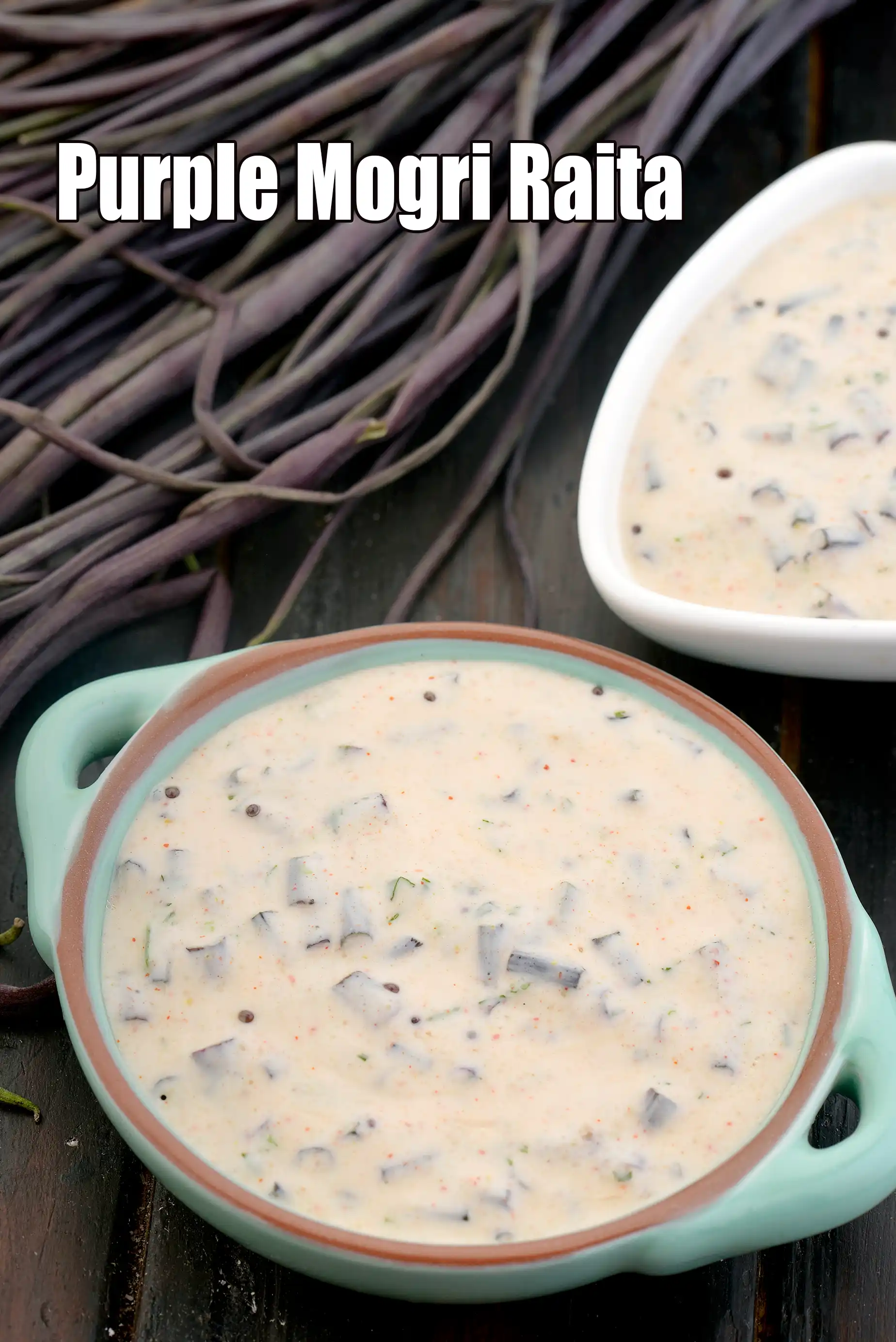 Purple Mogri Raita | Purple Radish Pod Raita | Mogri Dahi Raita | Diabetic-Friendly raita |