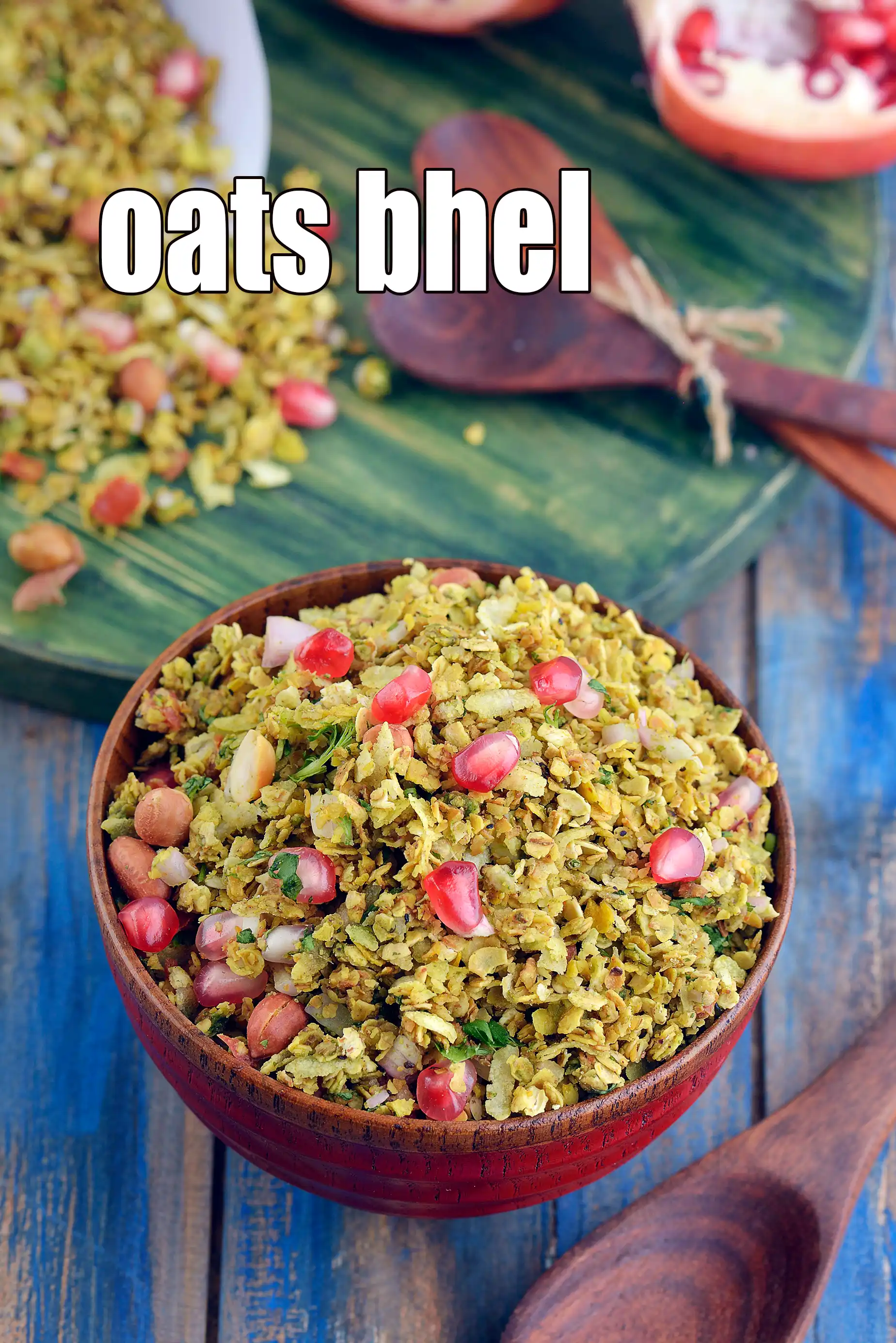 oats bhel recipe | oats and poha bhel for kids | healthy oats bhel |