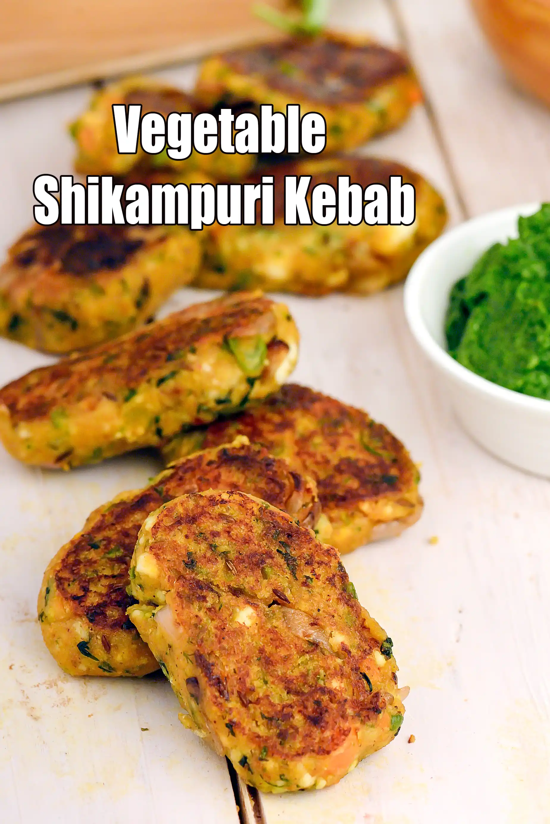 Vegetable Shikampuri Kebab, Veg Mawa Paneer Kebabs, Hyderabadi Veg Shikampuri