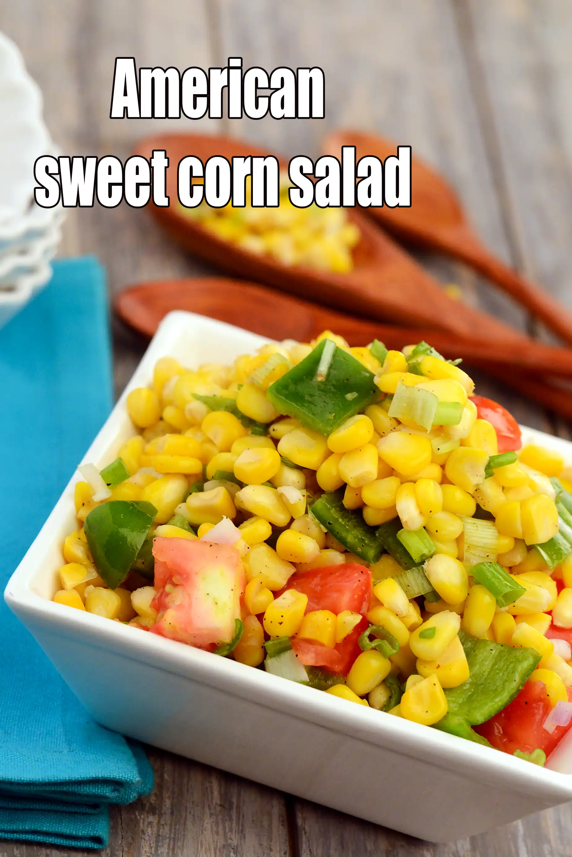 American sweet corn salad | Indian style American sweet corn salad |  sweet corn veg salad recipe |