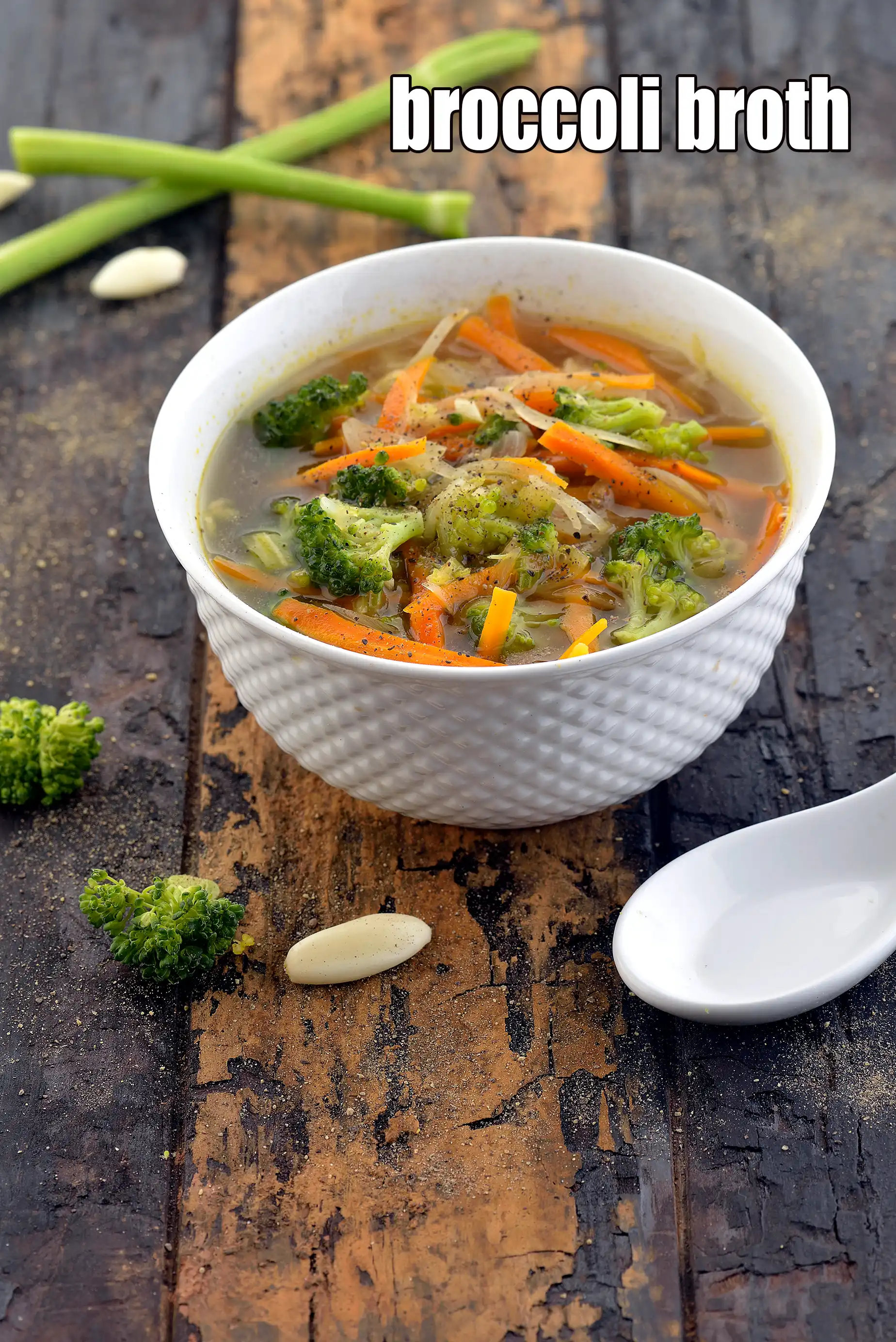 broccoli broth | healthy veg clear broccoli carrot soup | low carb diabetic  broccoli carrot Indian soup |