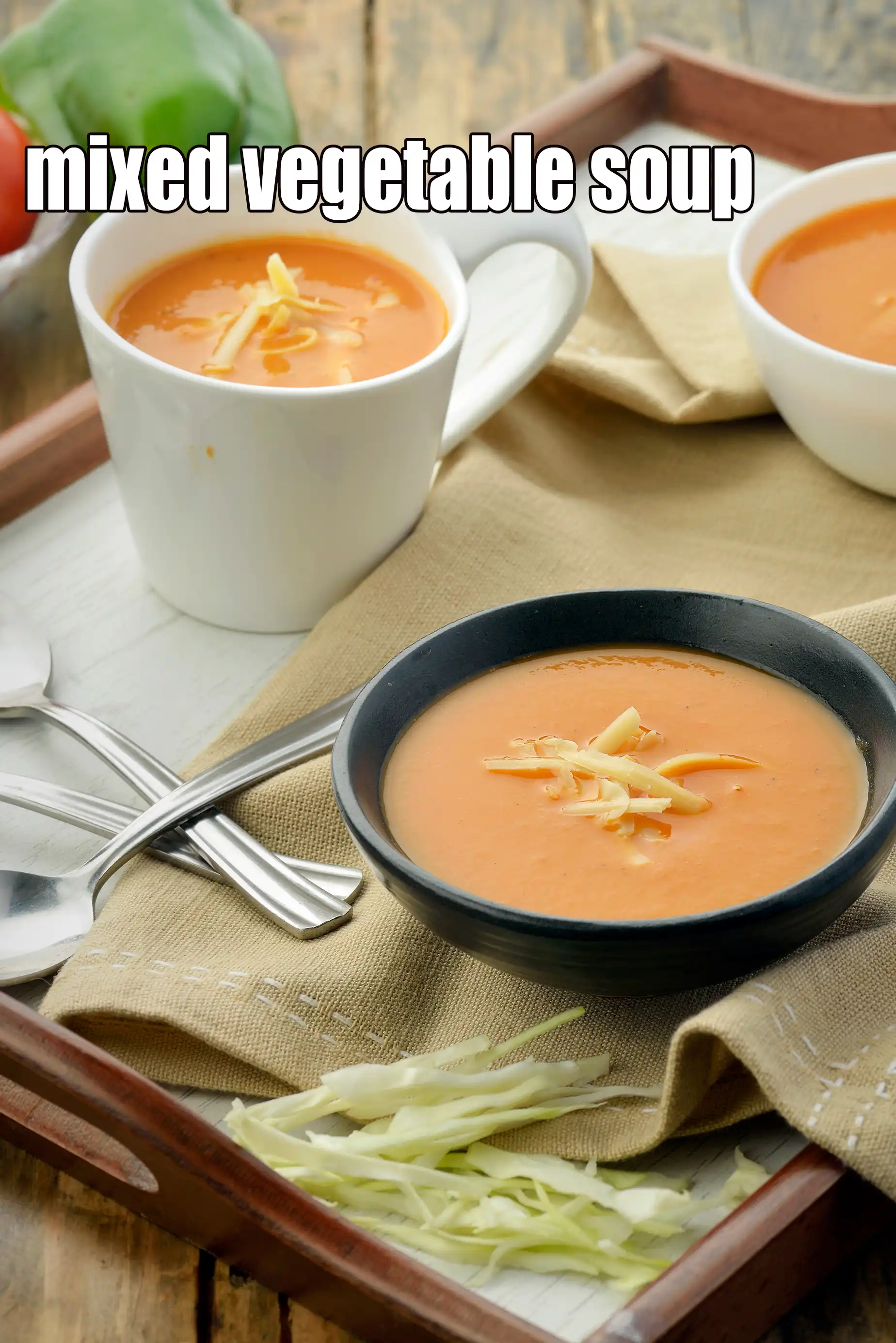 mixed vegetable soup recipe | mix veg soup | vegetable soup restaurant style |