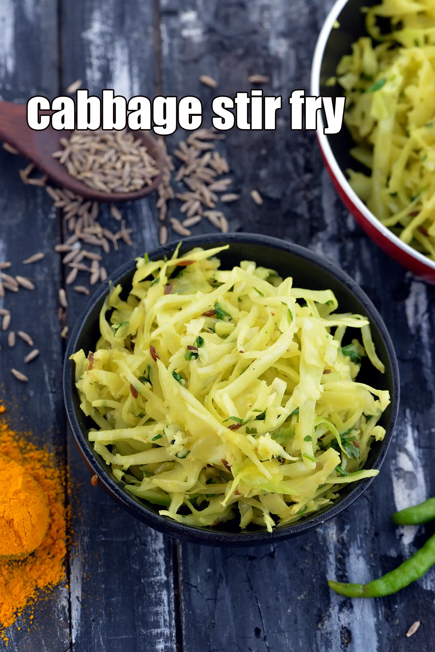 cabbage stir fry recipe | Indian patta gobi stir fry | kobi nu shaak | quick cabbage fry |