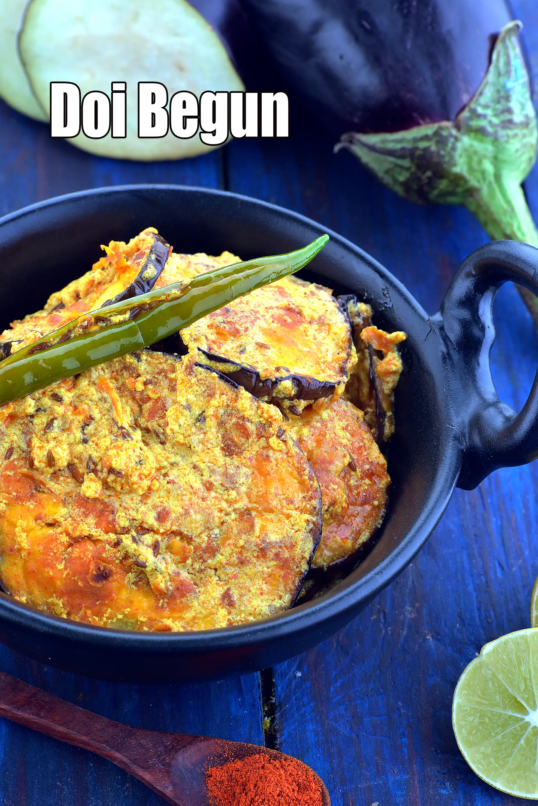 Doi Begun | Bengali Dahi Baingan | Brinjal in curd |