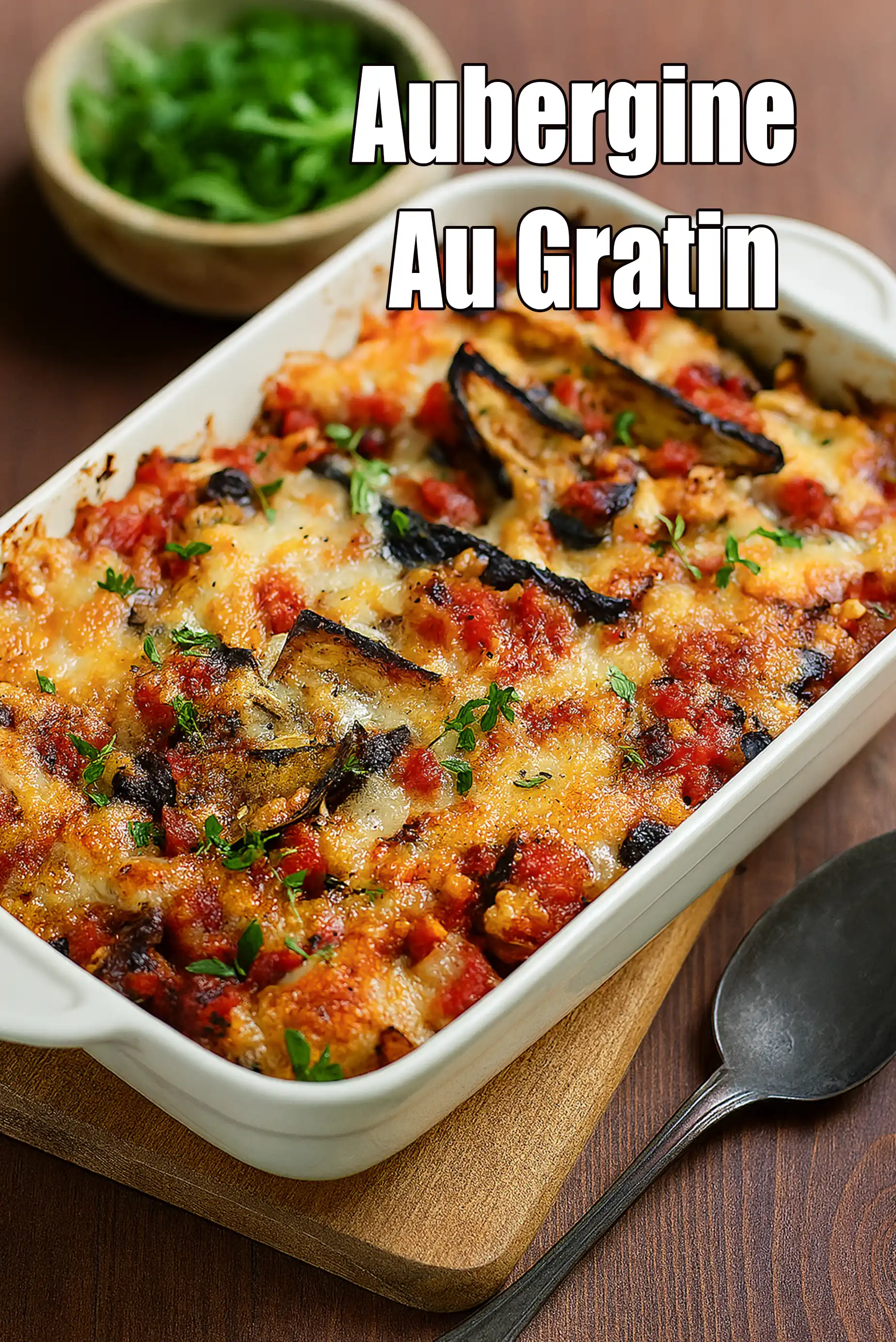 Aubergine Au Gratin recipe | Baked Eggplant with Cheese |  low fat Eggplant Gratin |