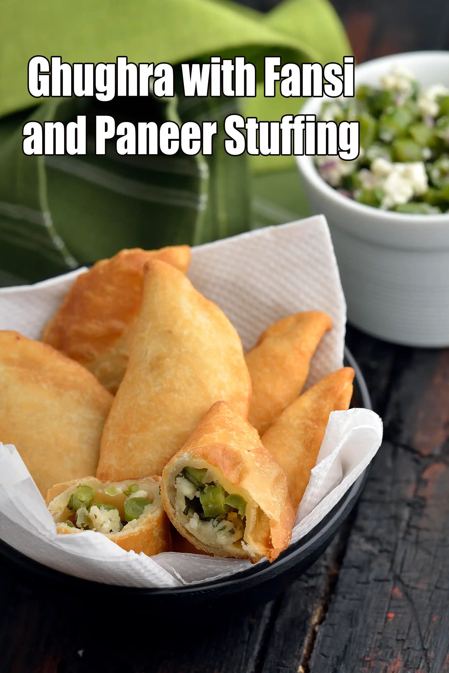 Ghughra with Fansi and Paneer Stuffing recipe | paneer ghughra |  fansi Ghughra |