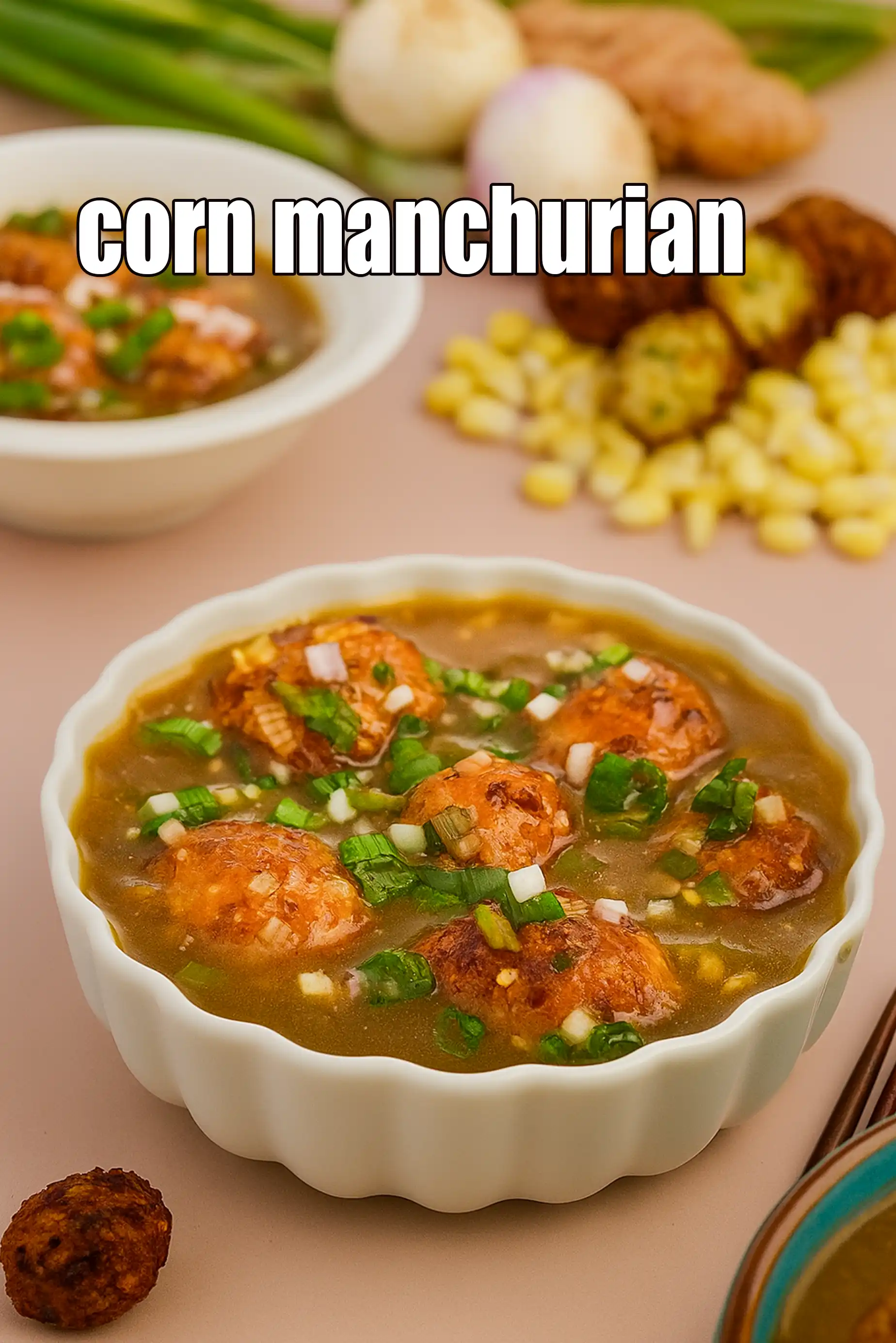 corn manchurian recipe | sweet corn manchurian | restaurant style