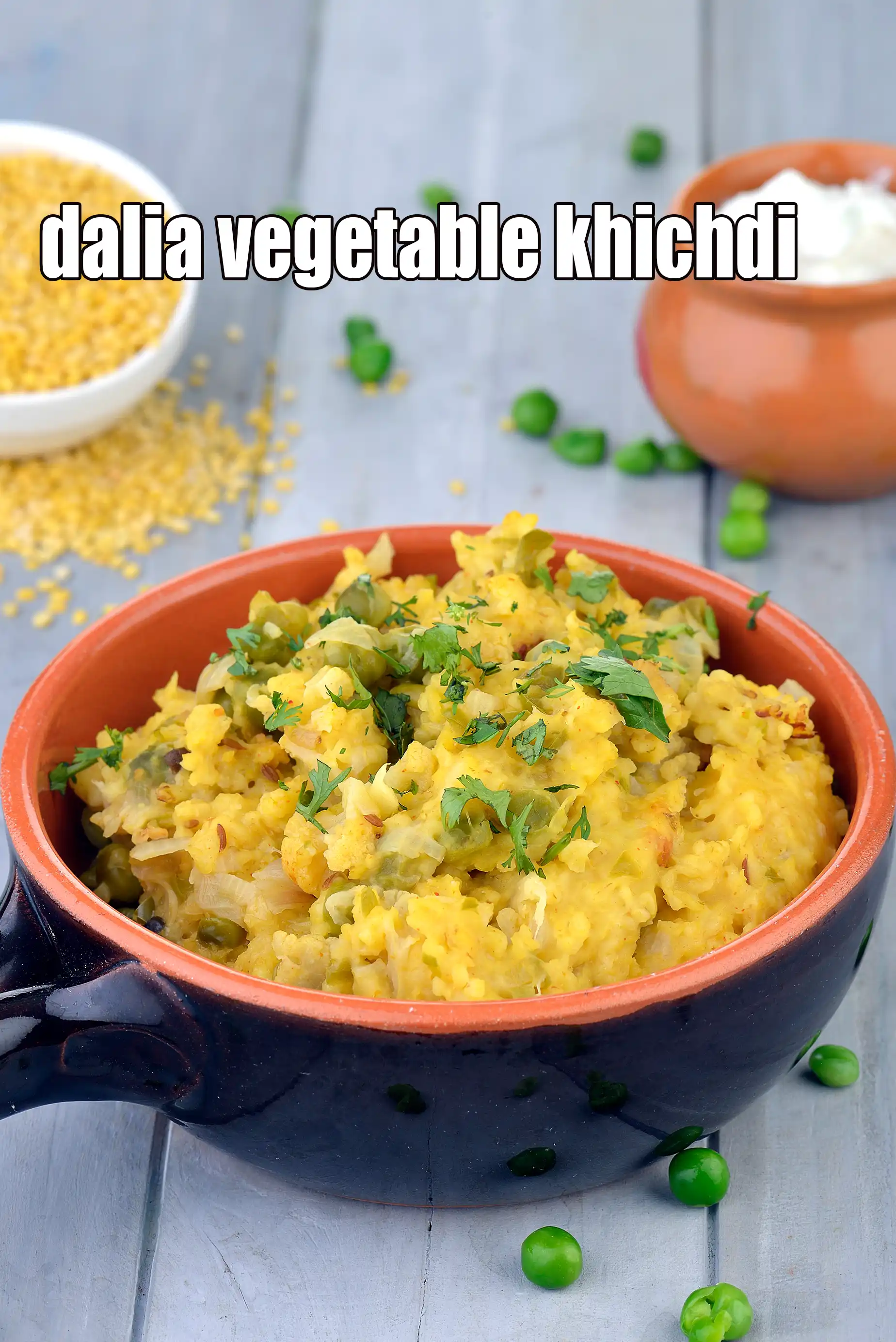 dalia vegetable khichdi recipe | dalia khichdi | healthy vegetable dalia khichdi |