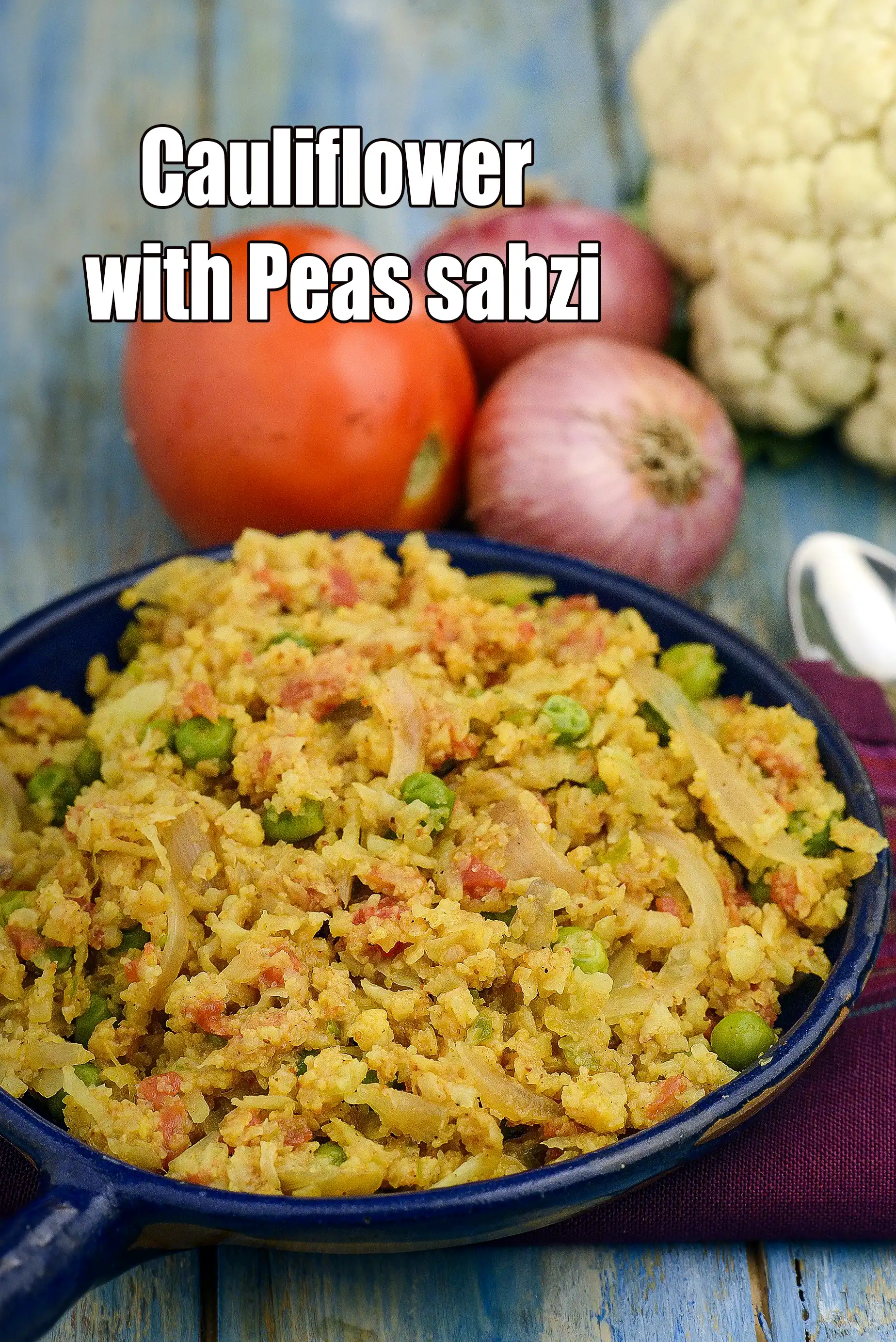 Cauliflower with Peas sabzi |  Phool Gobhi Matar Sabzi |  healthy Kissi Hui Gobhi Matar |