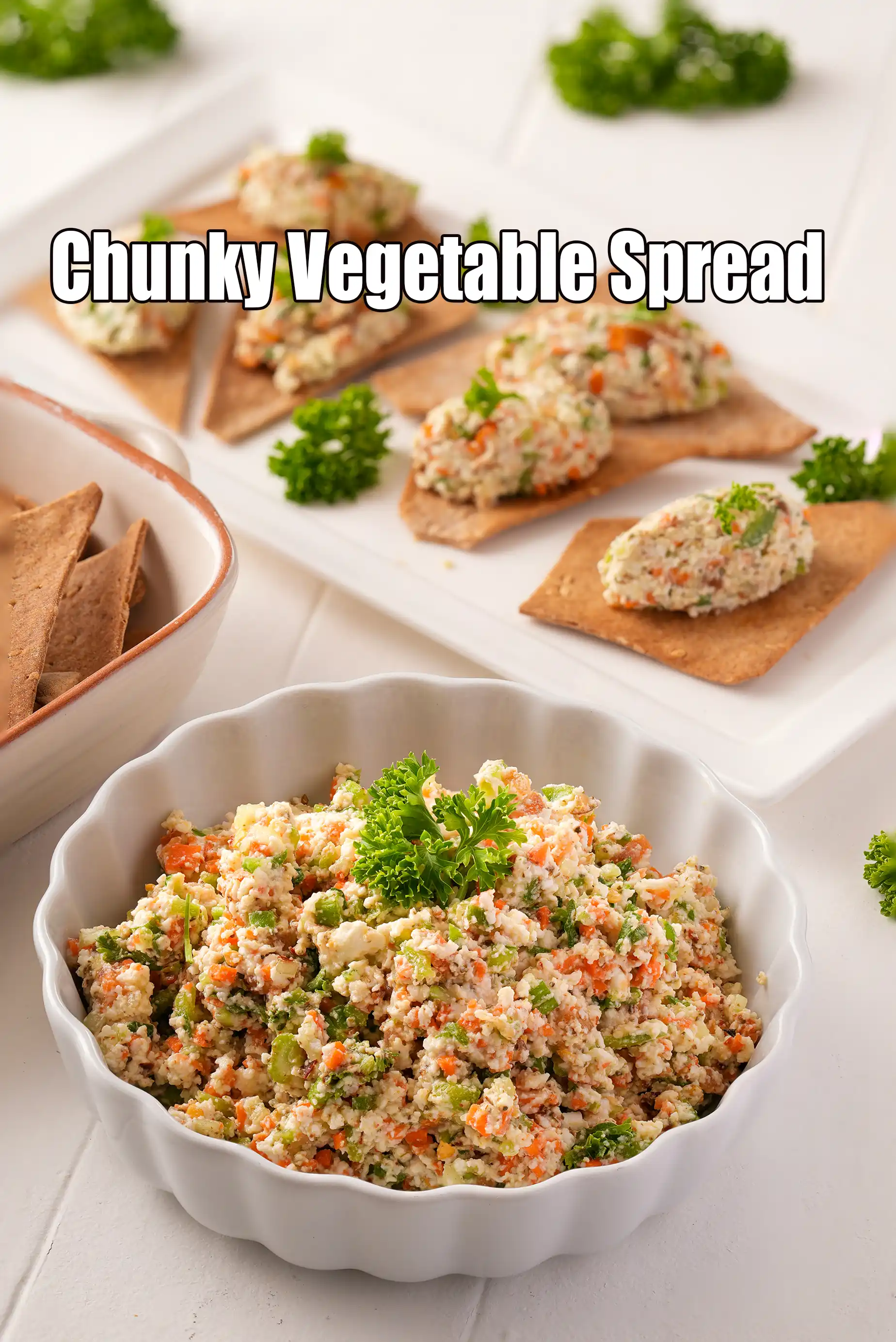 Chunky Vegetable Spread recipe | Paneer Vegetable Spread |  healthy  Indian Vegetable Spread |