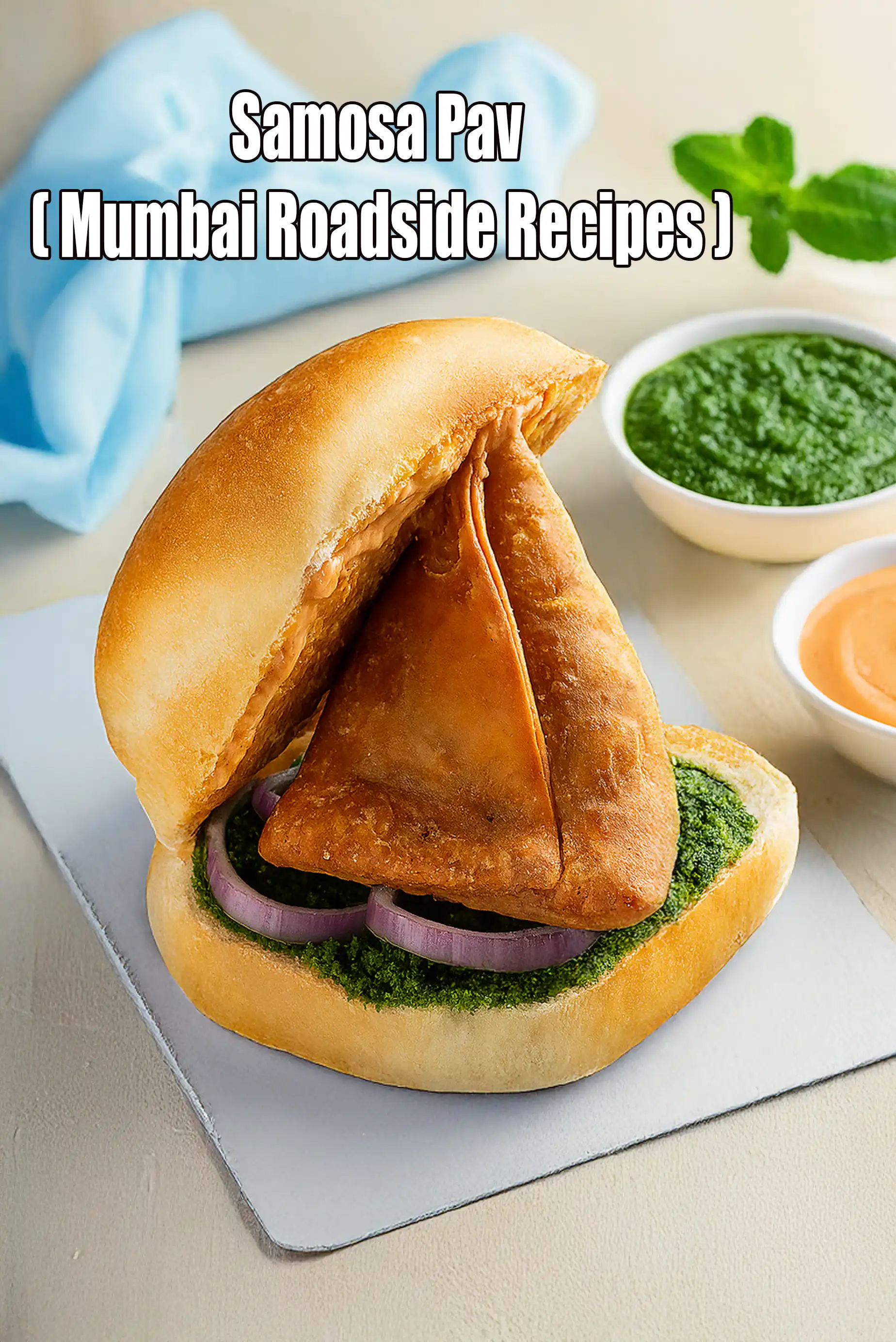 Samosa Pav ( Mumbai Roadside Recipes ), Samosa Paav  Recipes