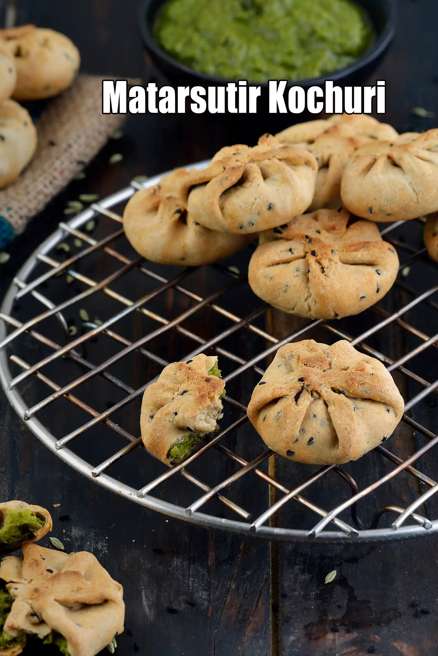 Matarsutir Kochuri, Healthy Bengali Snack recipe