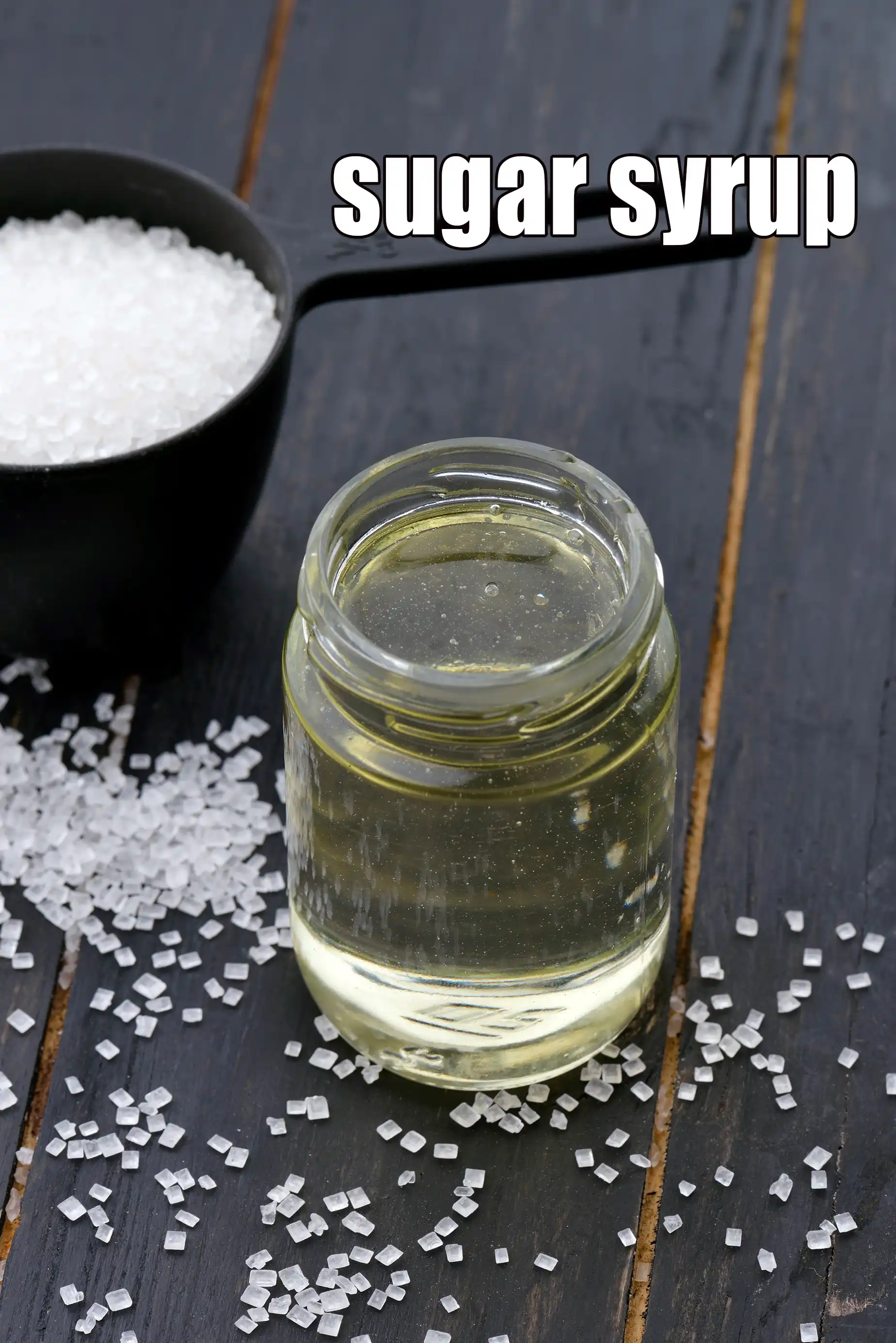 sugar syrup recipe | easy homemade simple syrup | for cakes, pastries and drinks |