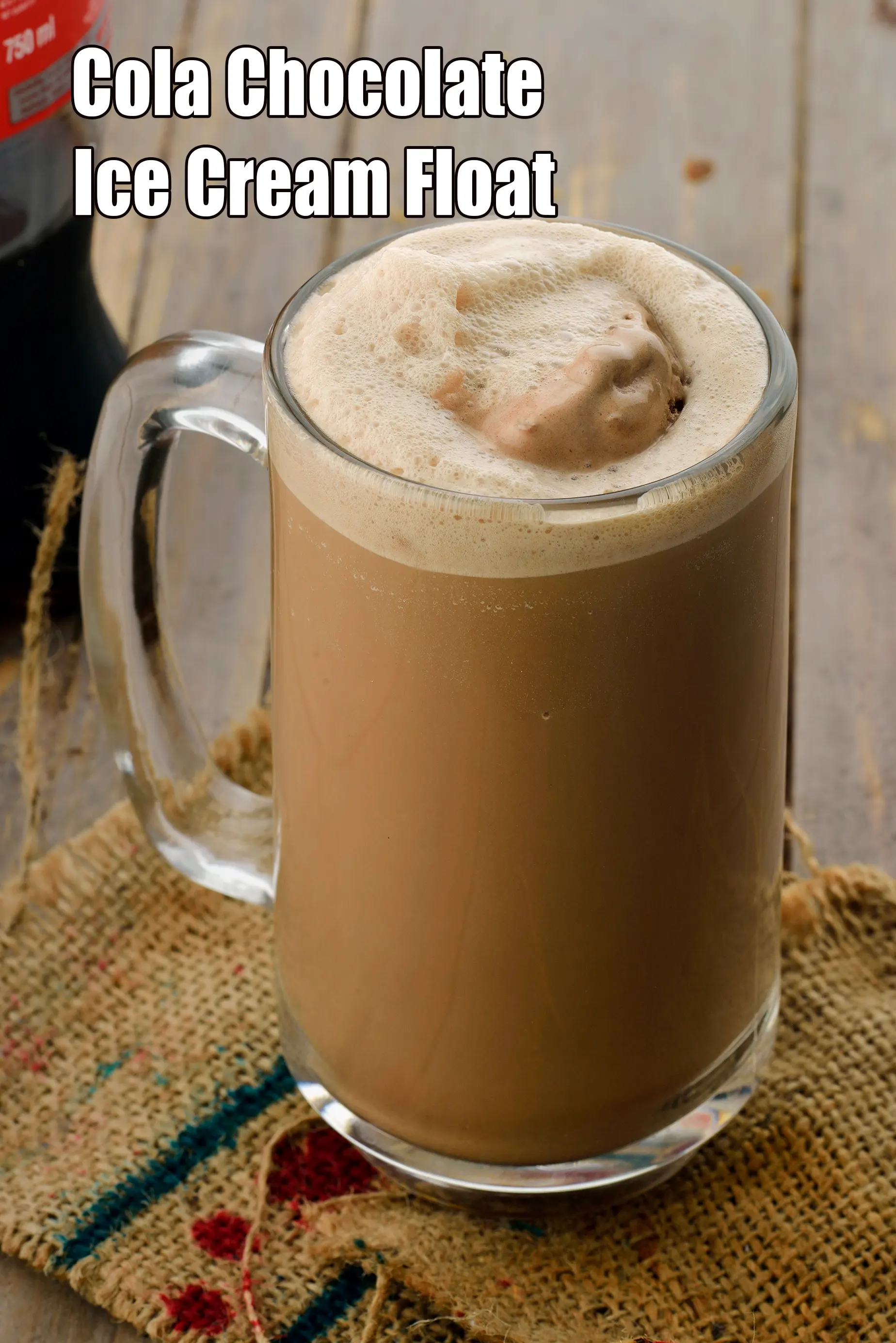 Cola Chocolate Ice Cream Float recipe, Chocolate Coke Drink Recipes