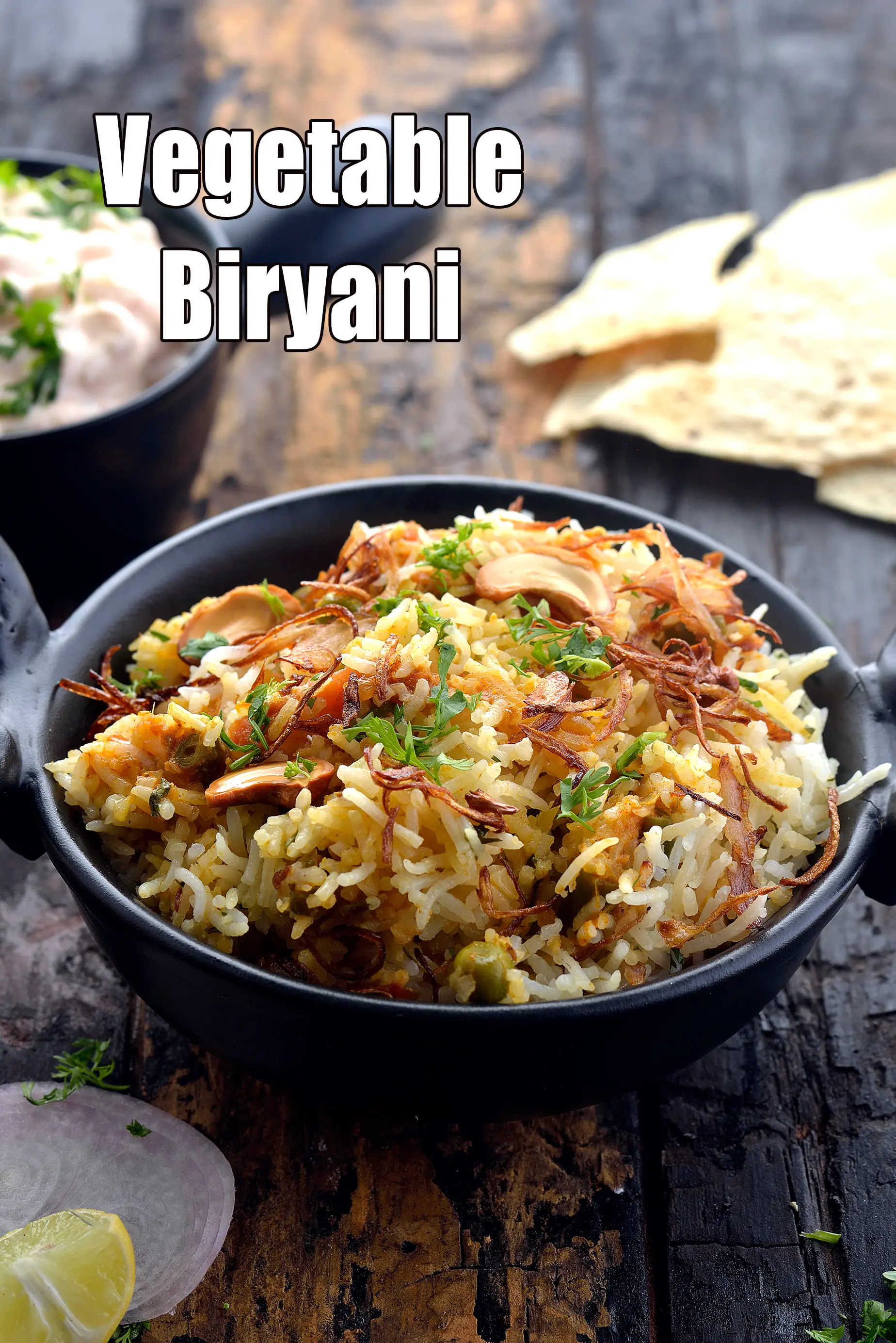 Vegetable biryani recipe, How to make veg biryani, Vegetable Handi Biryani